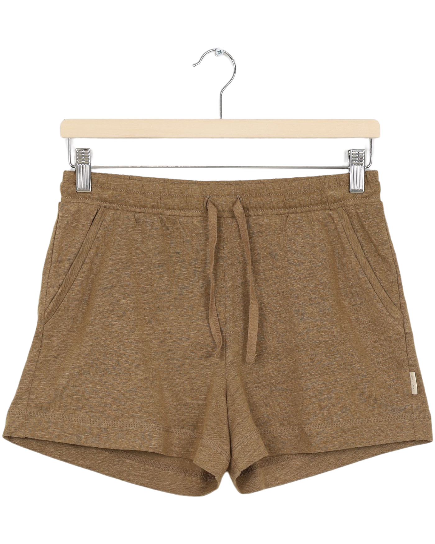 Secondhand Mimi Leinen Shorts - Shitake