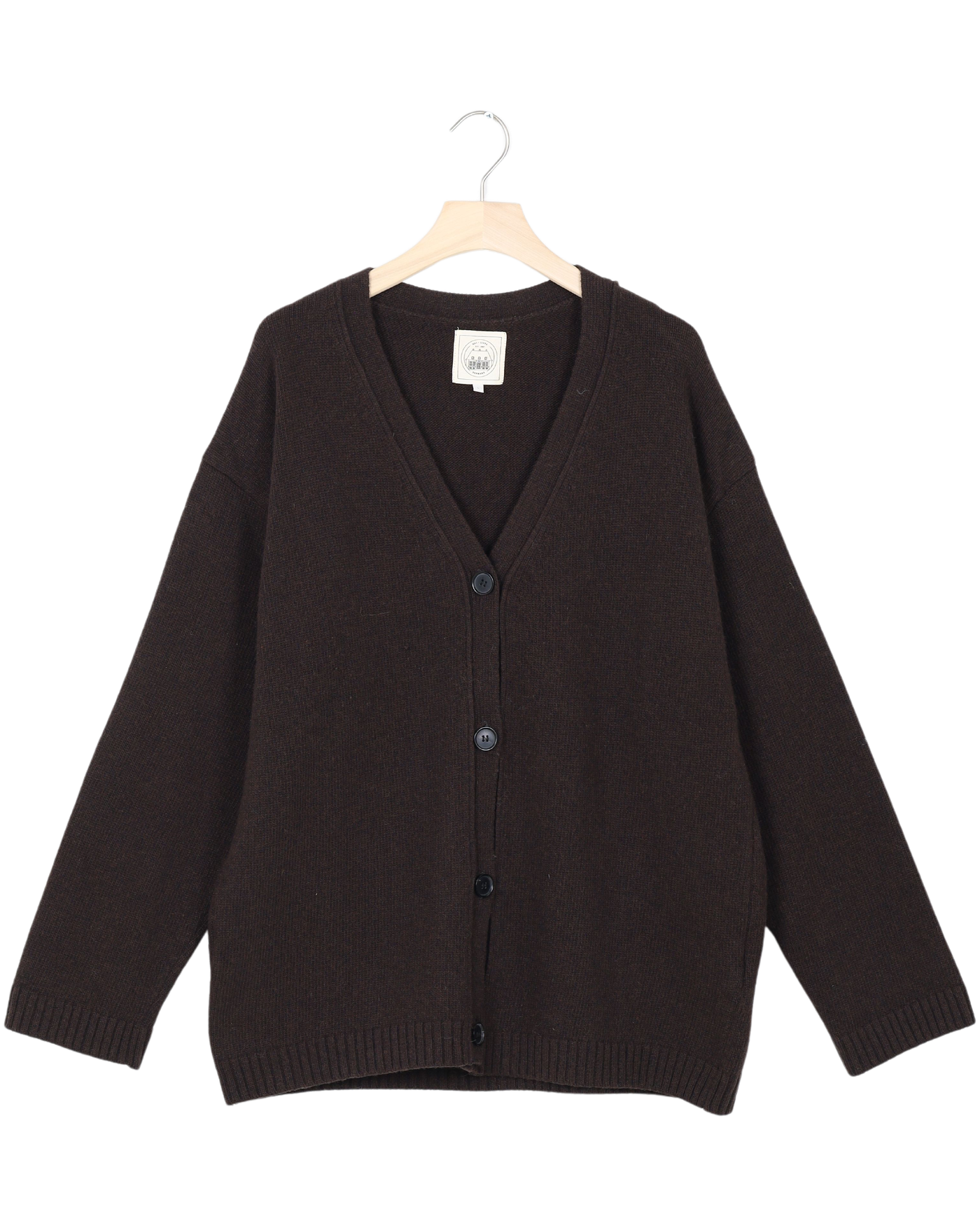 Secondhand Edith Lambswool Cardigan GOTS 243975 - Mulch