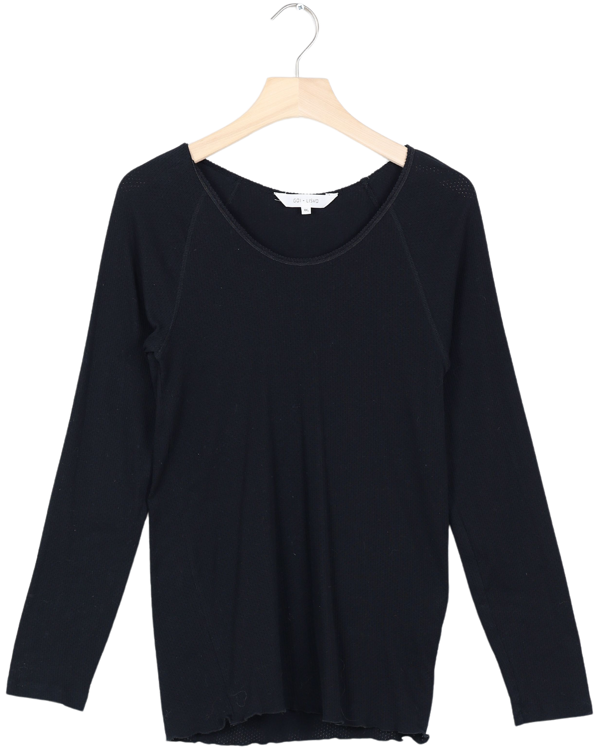 Secondhand Celia Baumwoll-T-Shirt - Stretch Limo Black