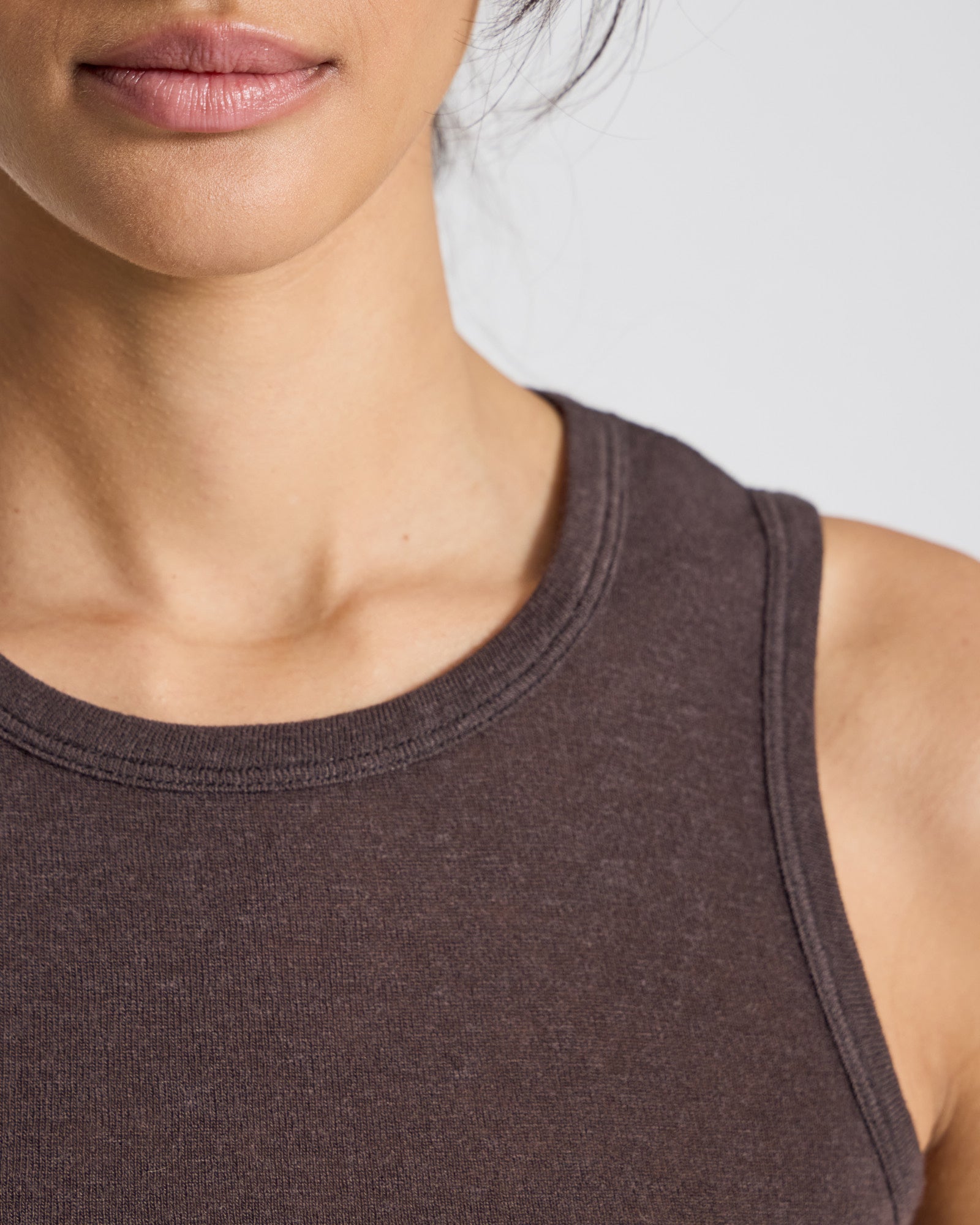 GAI+LISVA Alberte Wool Top Tops & T-shirts 681 Mulch