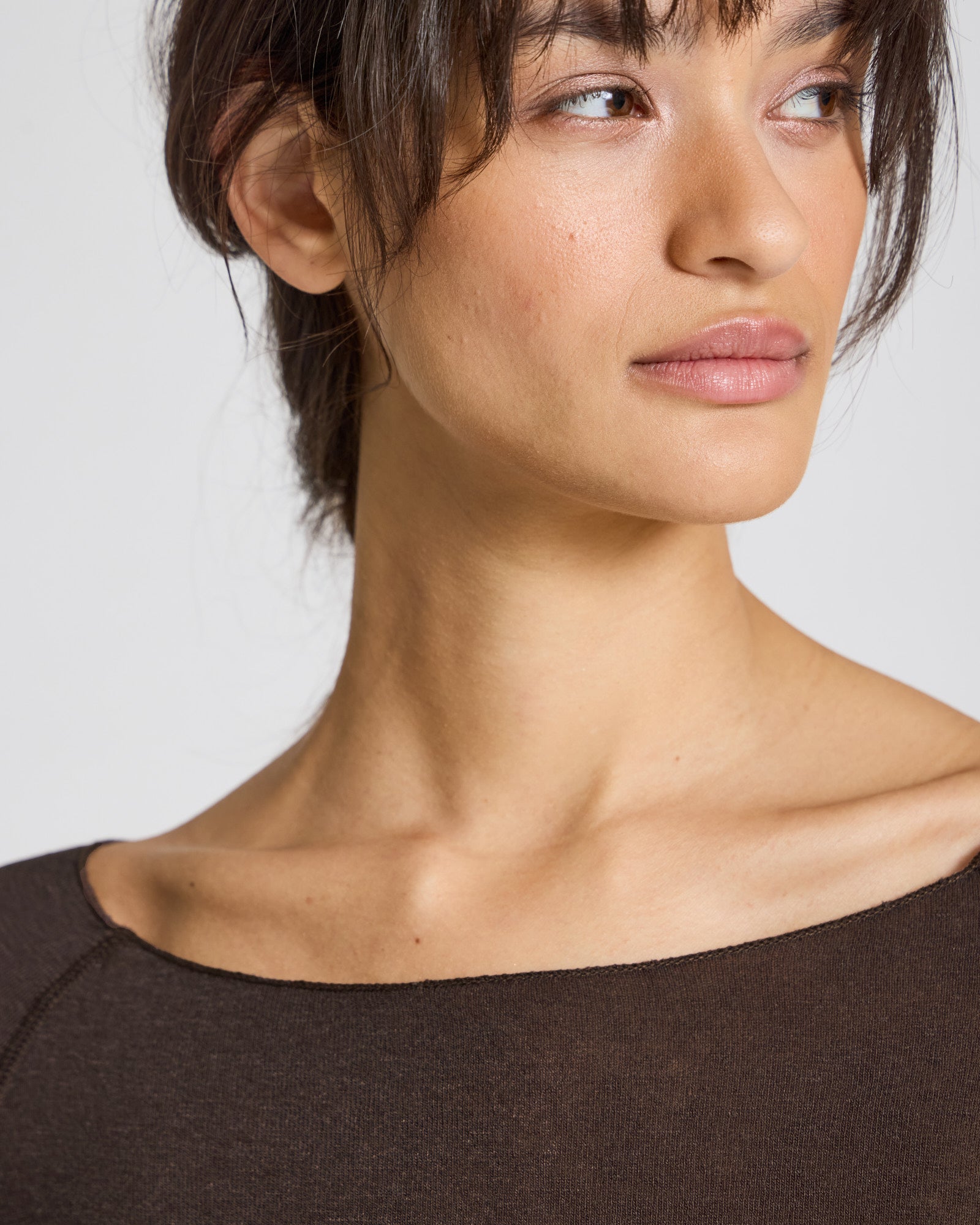 GAI+LISVA Amalie Wool Top Tops & T-shirts 681 Mulch