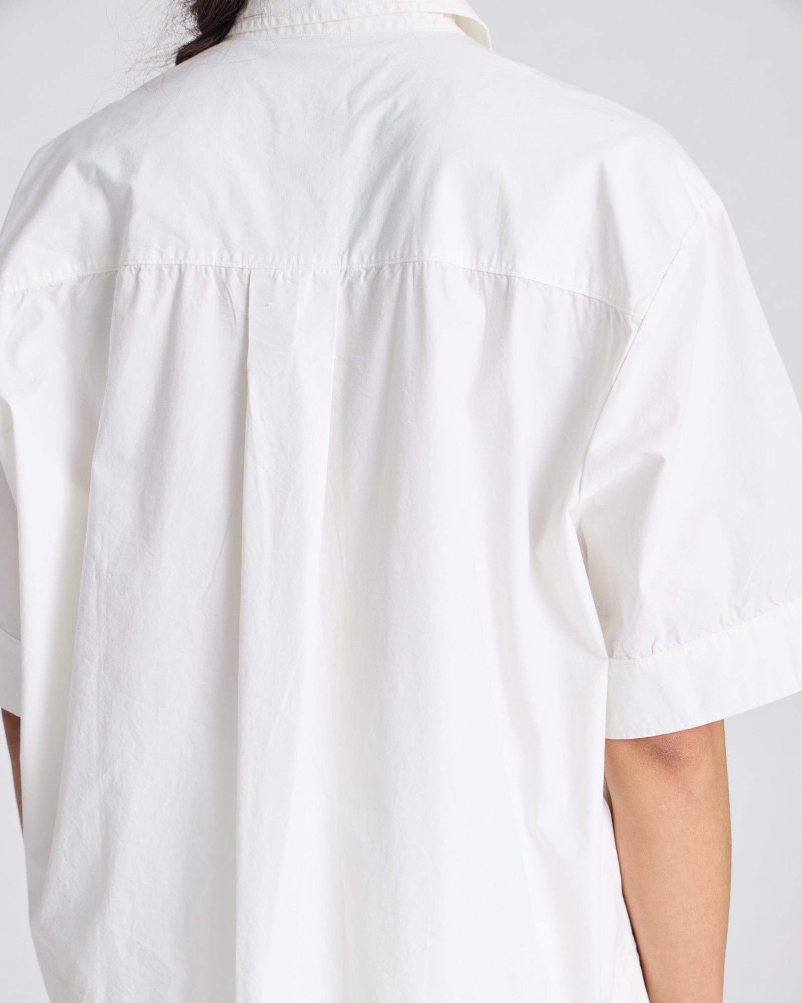 GAI+LISVA Astrid S/S Shirt Poplin Gots Shirts & Blouses 100 White