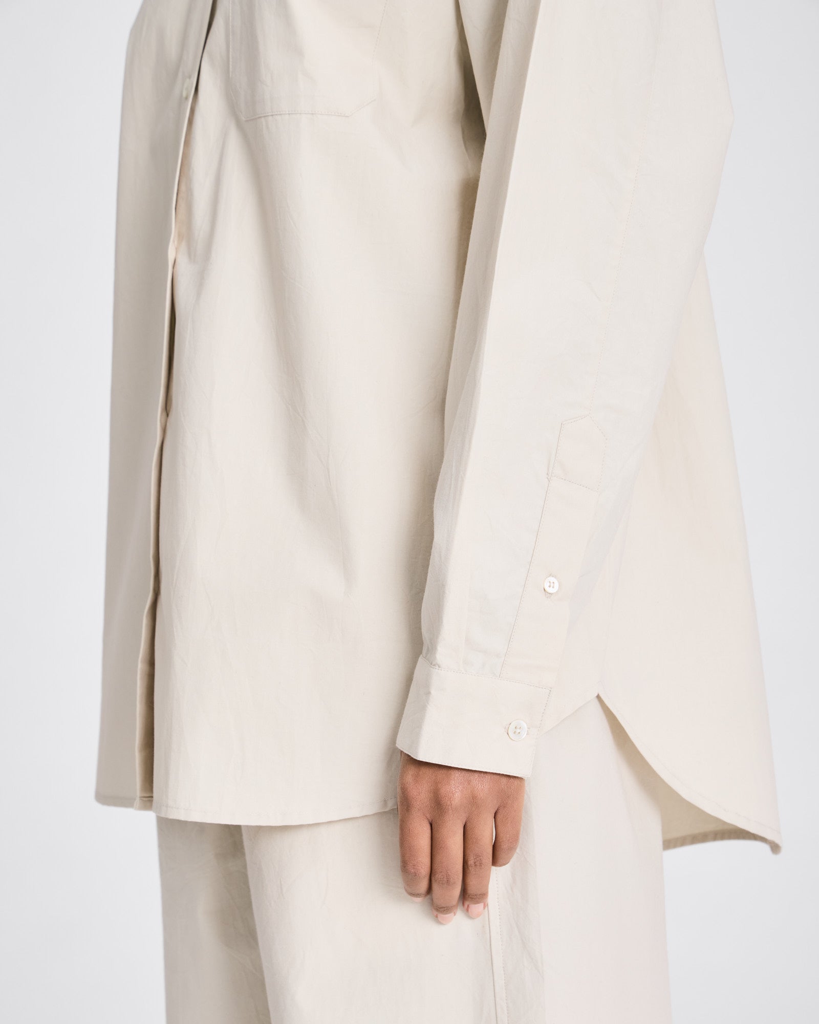 GAI+LISVA Astrid Shirt Poplin Gots 243975 Shirts & Blouses 139 Ancient Grey