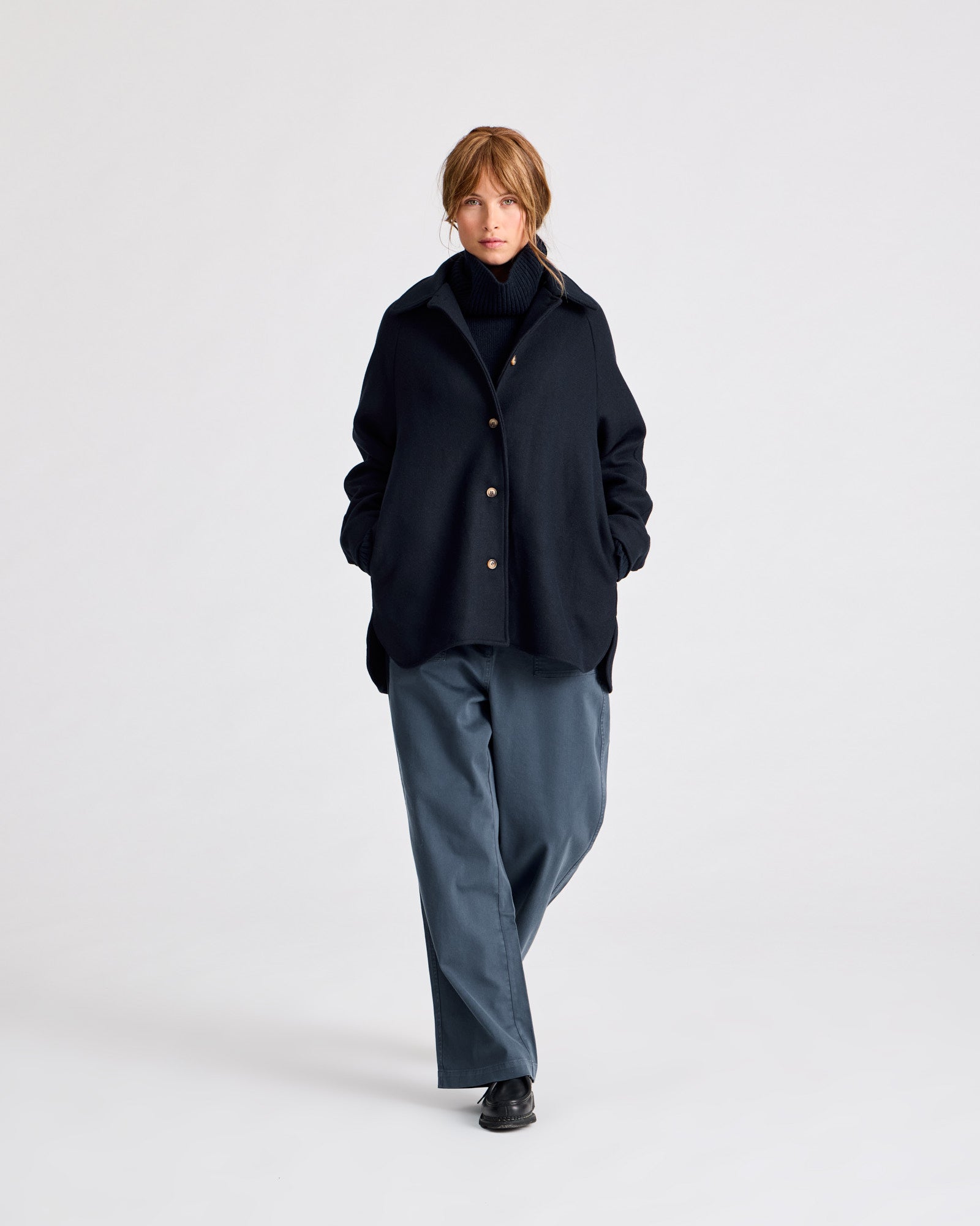 GAI+LISVA Bitten Jacke - Schwarz Coats & Jackets 181 Midnight Blue