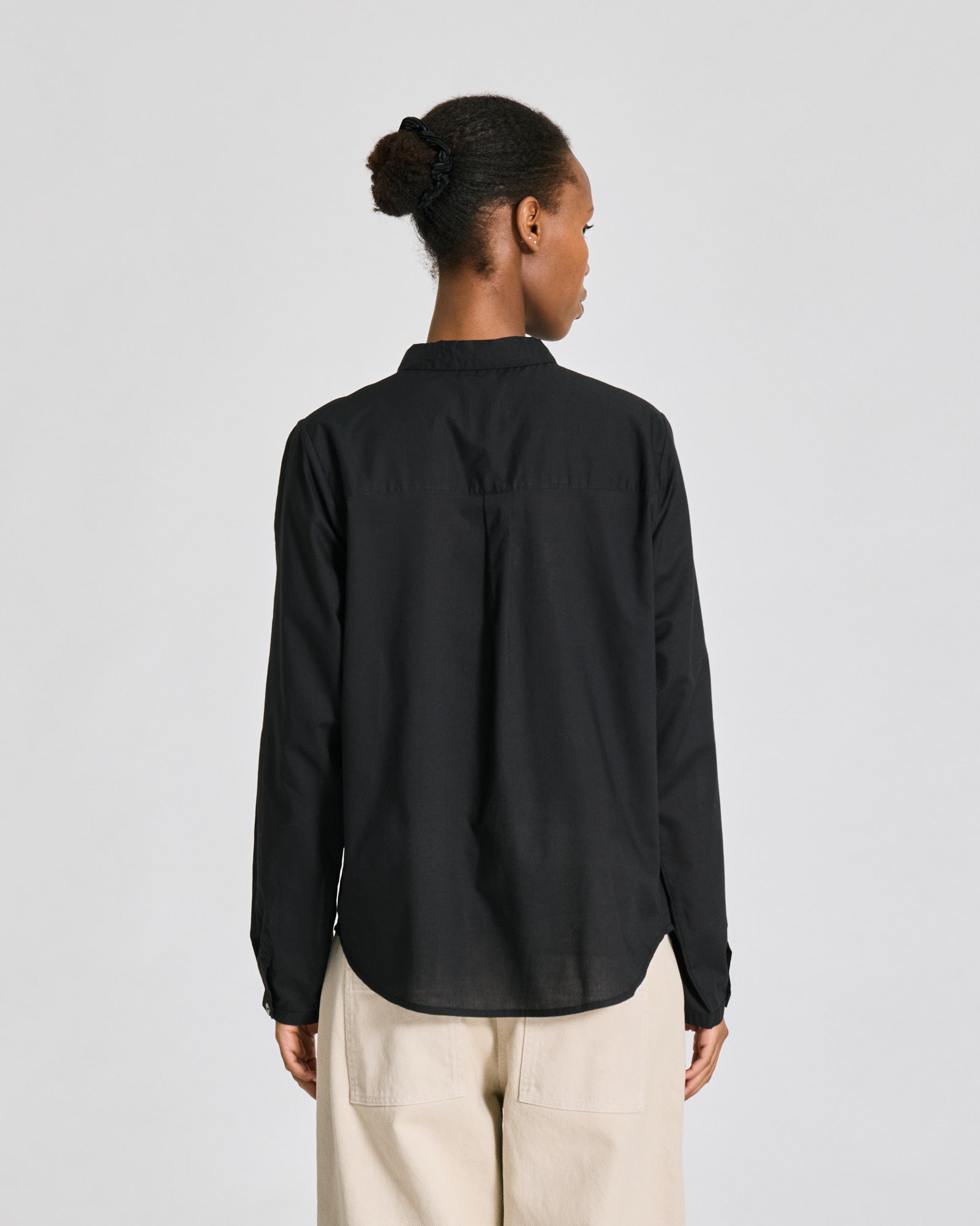 GAI+LISVA Britta L/S Cotton Voile Shirt Shirts & Blouses 650 Black