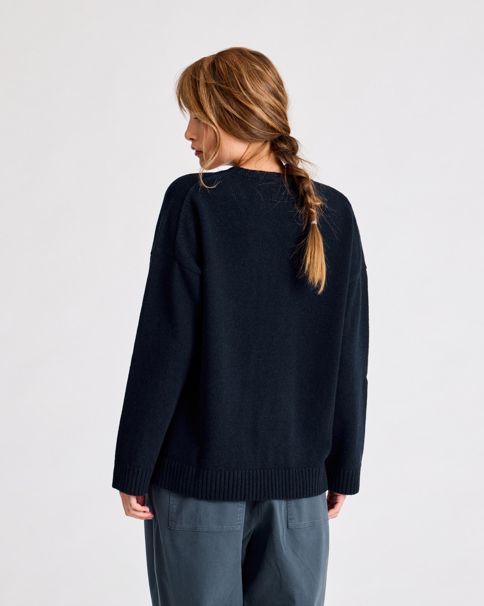 GAI+LISVA Emely Lambswool Knit GOTS Lambswool l Knitwear 181 Midnight Blue