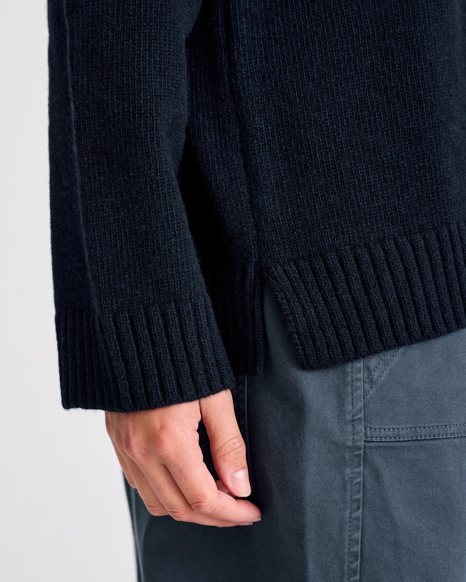 GAI+LISVA Emely Lambswool Knit GOTS Lambswool l Knitwear 181 Midnight Blue