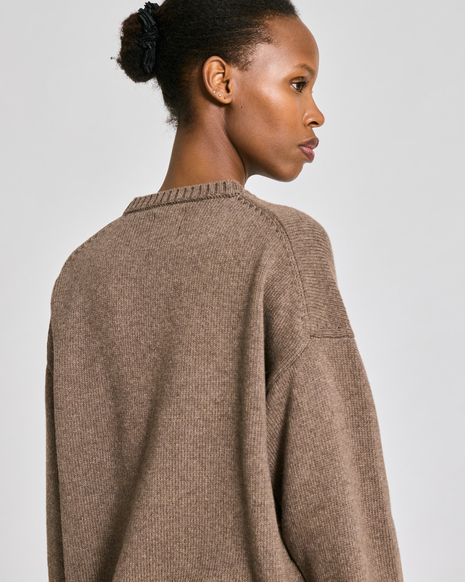 GAI+LISVA Emely Lambswool Knit GOTS Lambswool l Knitwear 756 Mole Melangé