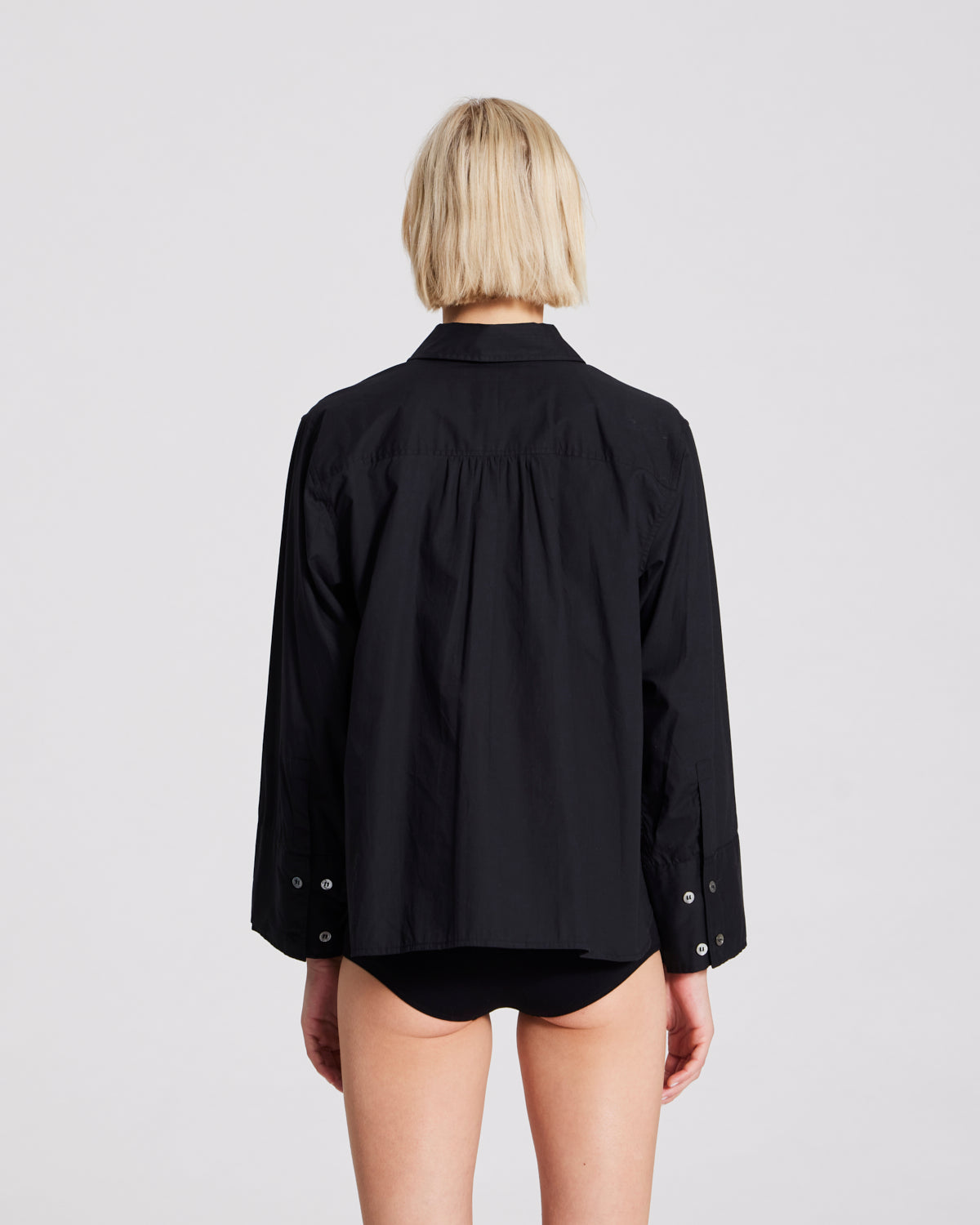GAI+LISVA Flora Shirt Poplin Gots 243975 Shirt 650 Black