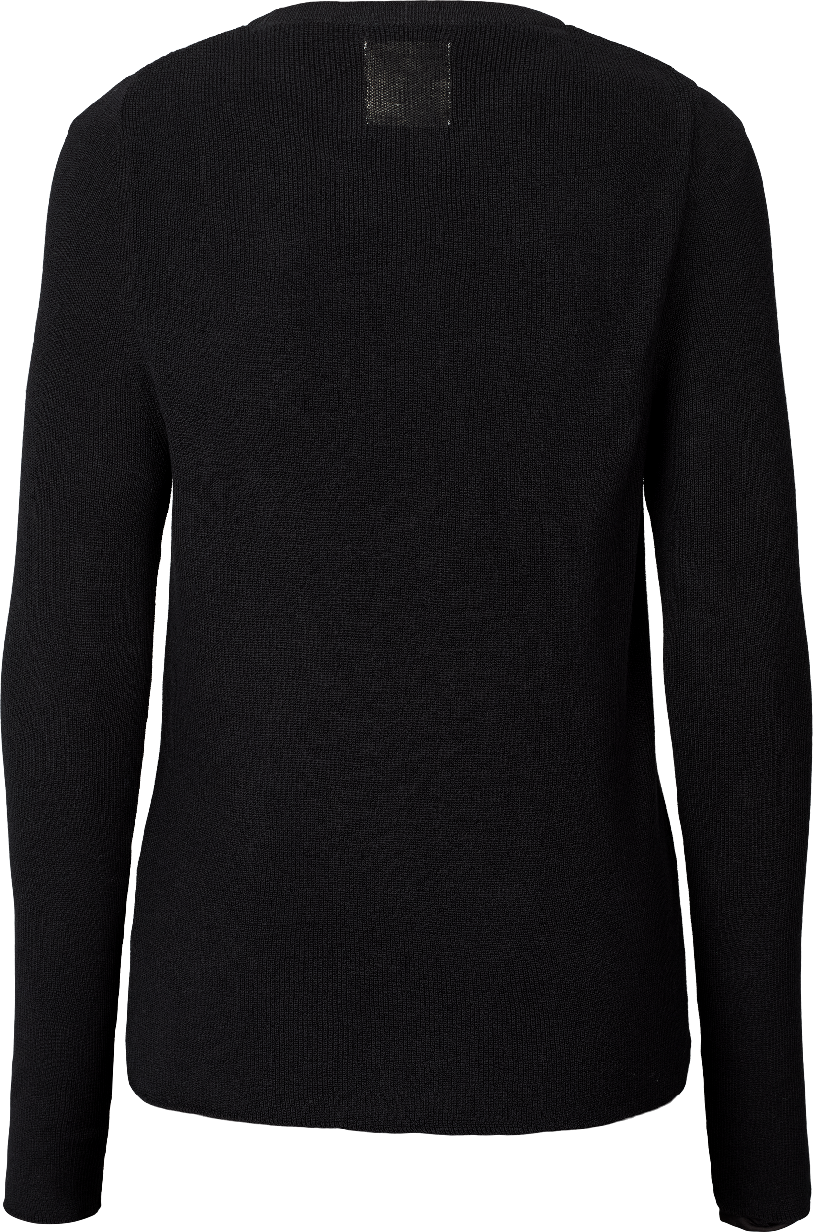 GAI+LISVA Freja L/S Cotton Rib Top GOTS Knitwear 650 Black