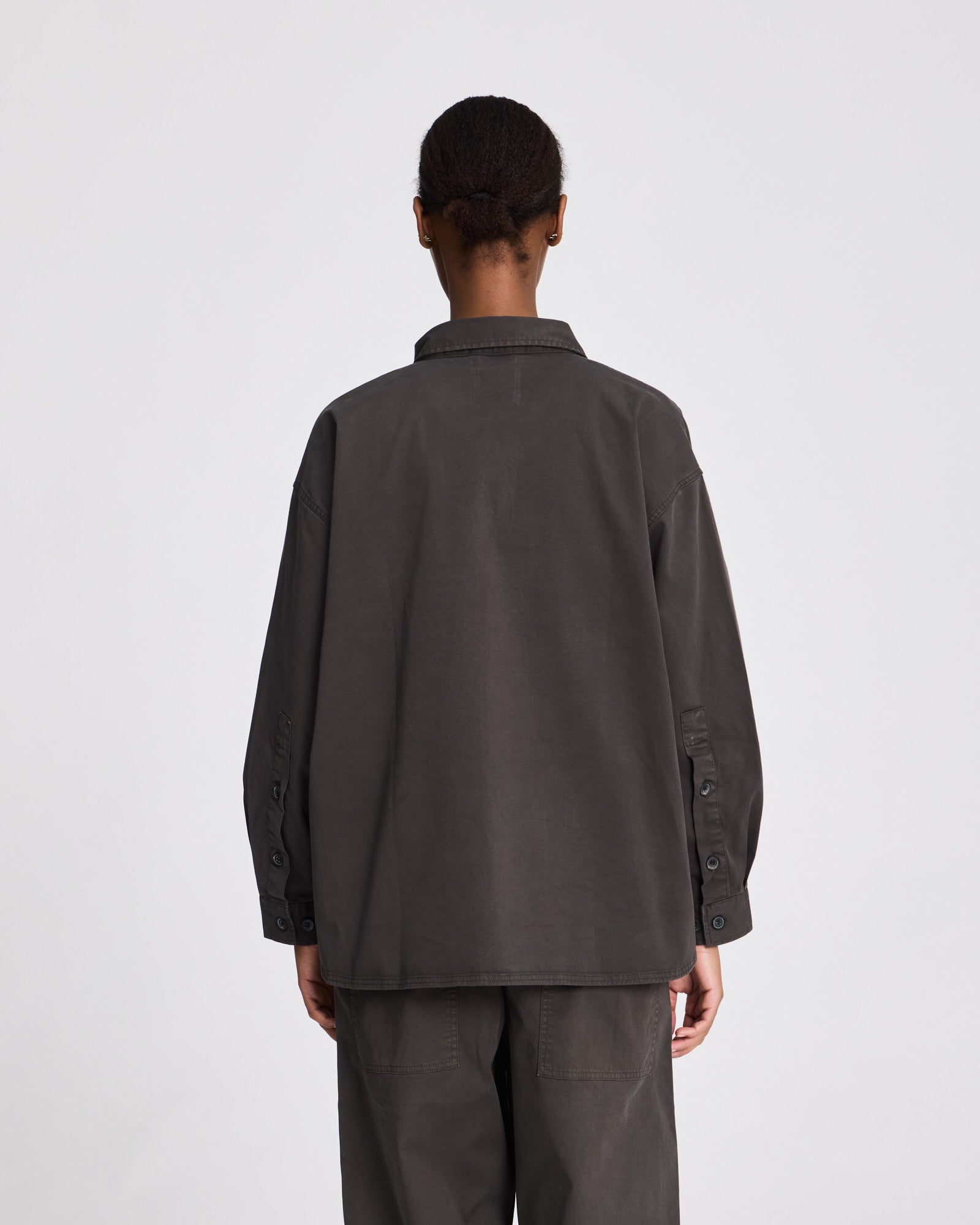 GAI+LISVA Ingrid Stretched Twill Anorak Outerwear 750 Black Ink