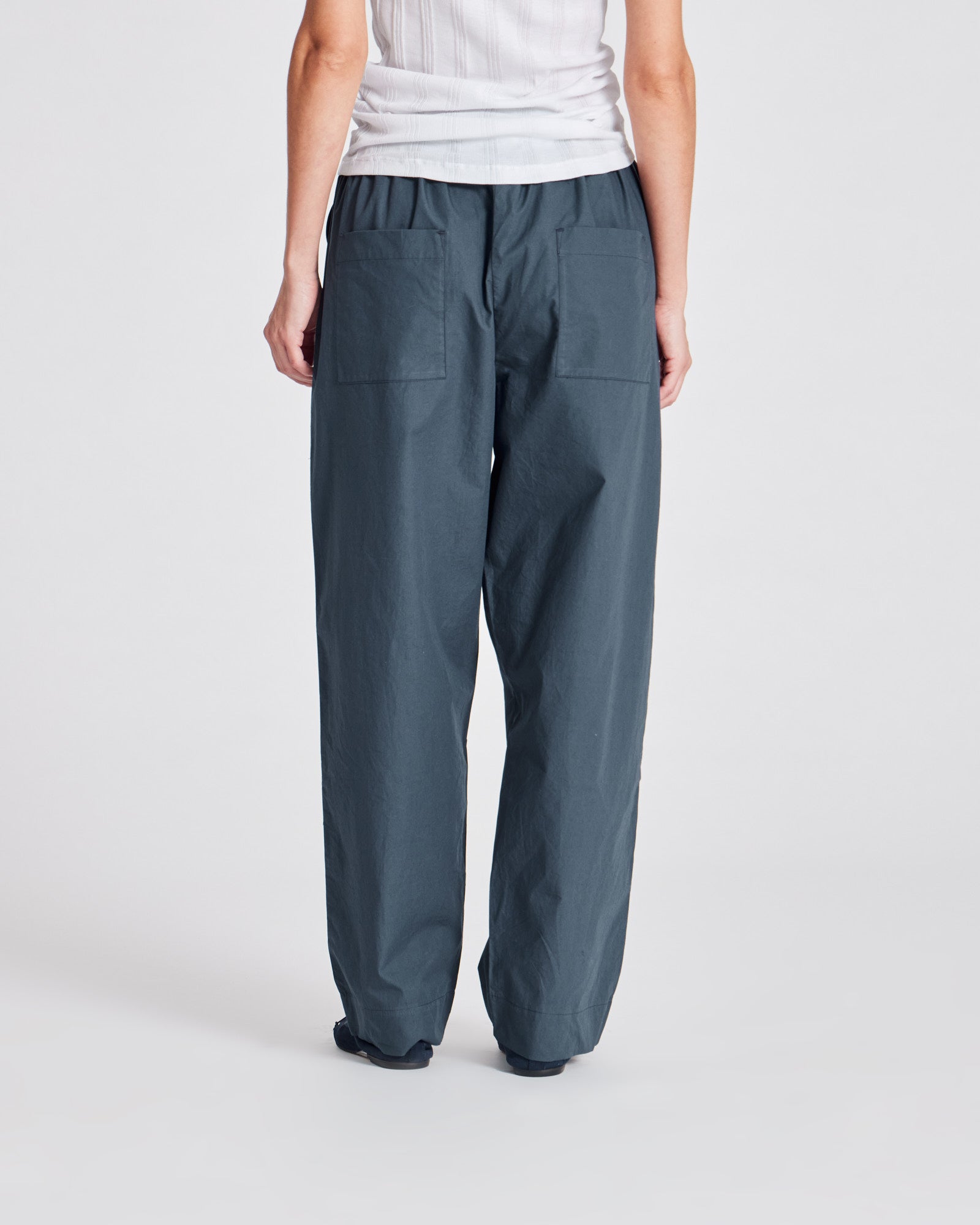 GAI+LISVA Jasmin Poplin Pants GOTS Pants & Shorts 472 Denim Blue