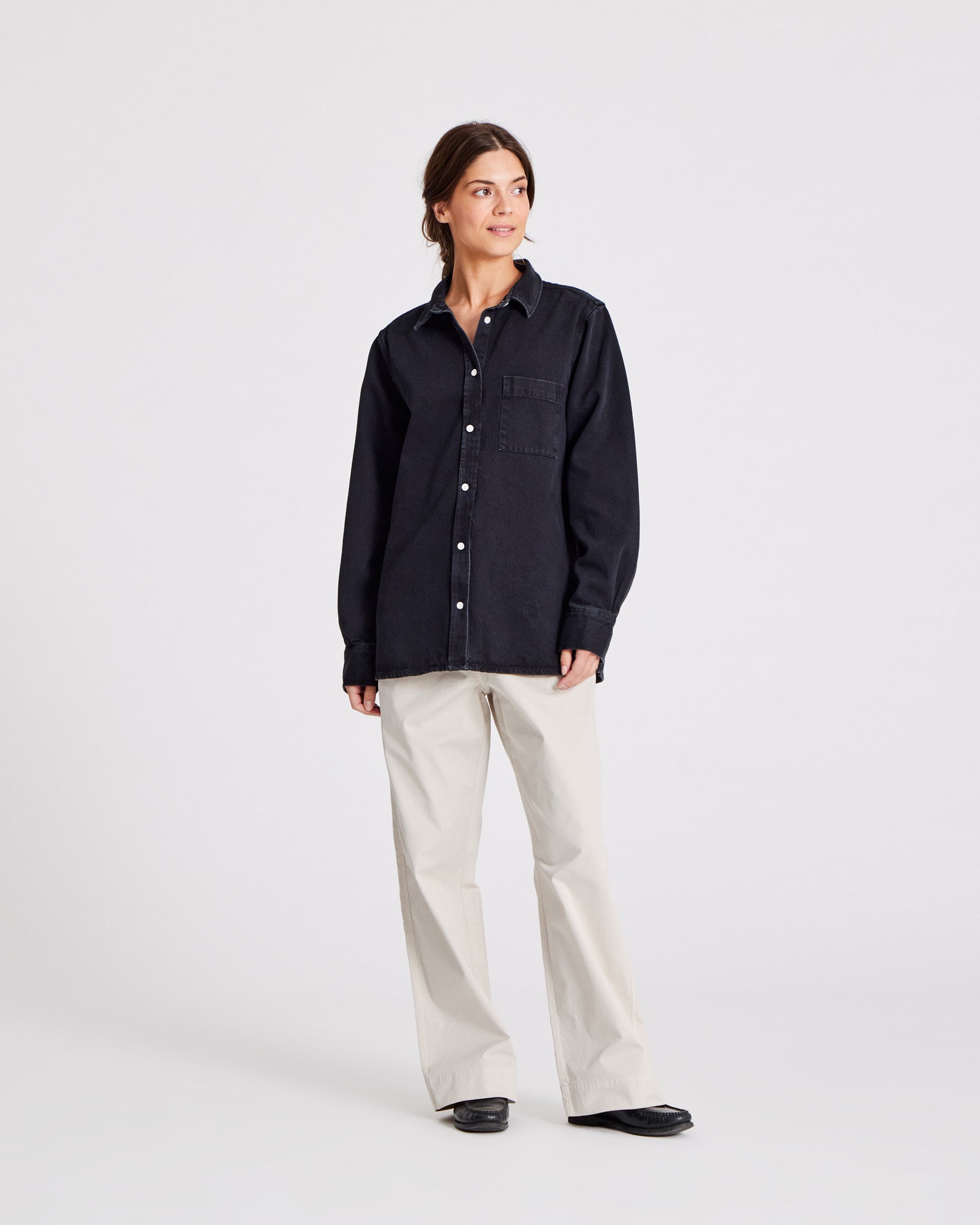 GAI+LISVA Kamilla Shirt Denim Shirt 650 Black