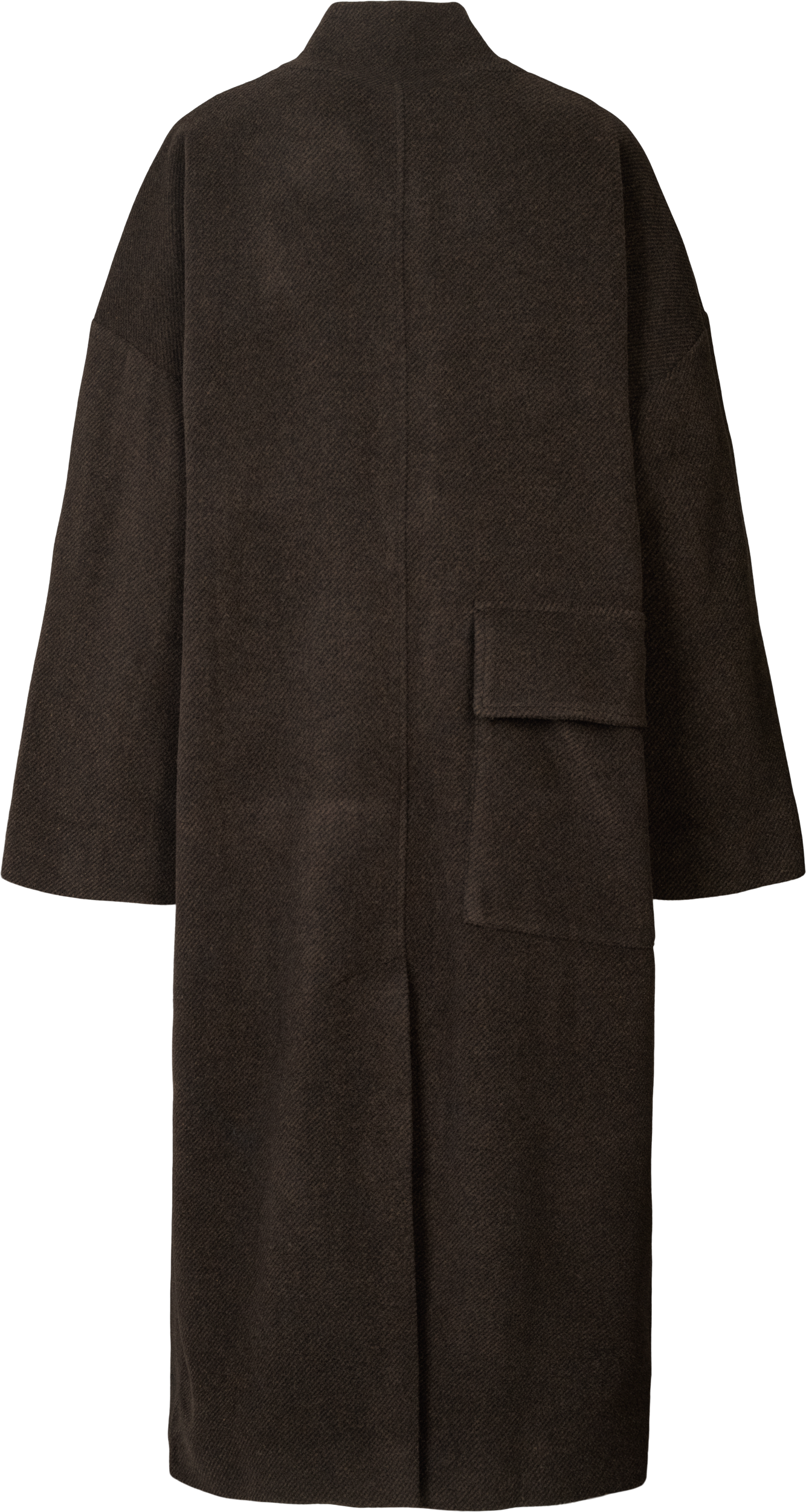 GAI+LISVA Nellie Wool Coat Jacket 682 Mulch/ Ecru Herringbone