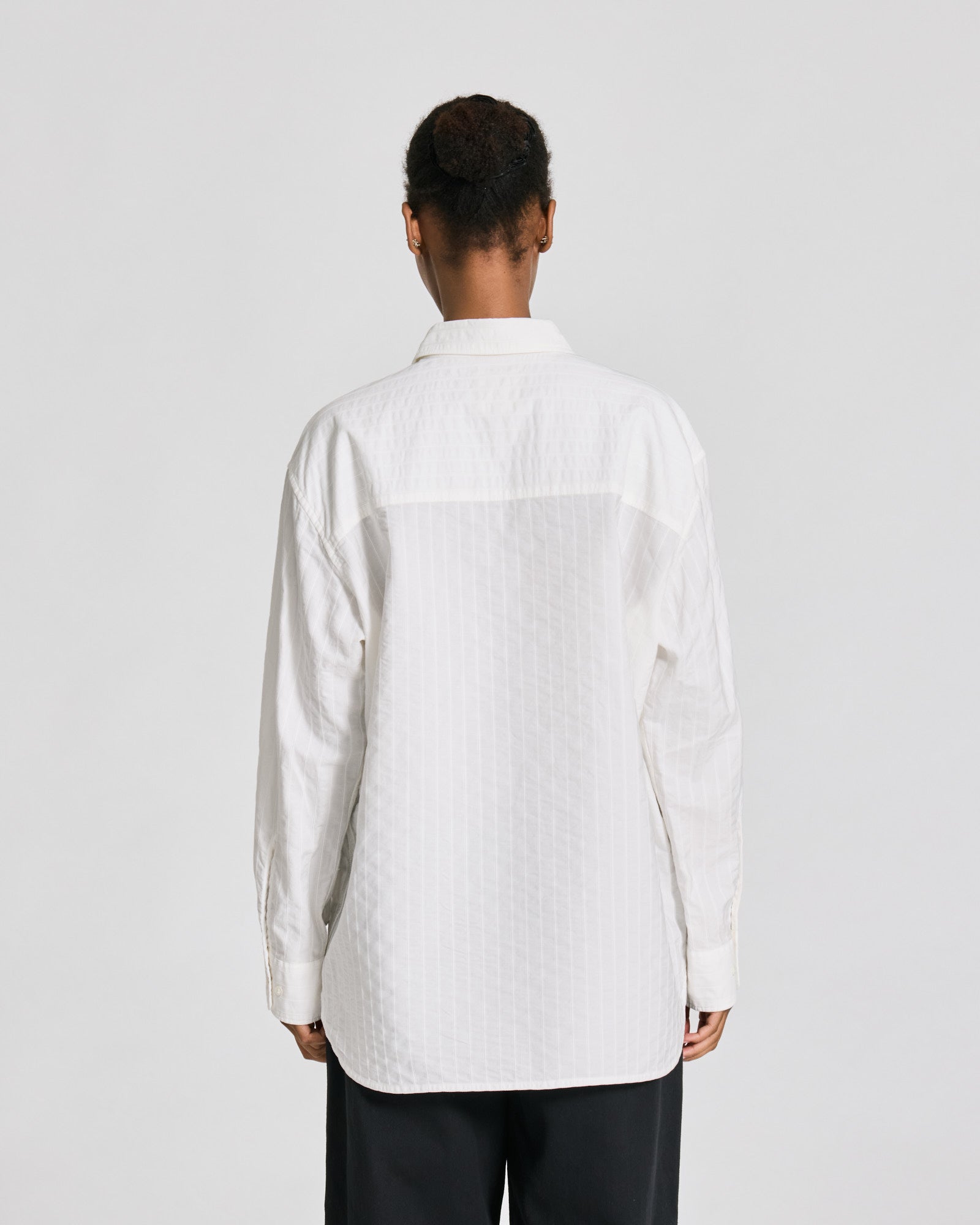 GAI+LISVA Nikoline Solid L/S Poplin Shirt Shirts & Blouses 124 Whisper White