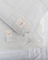GAI+LISVA Quiltet Blanket - 130x190 cm Accessories 470 Denim Blue Stripe