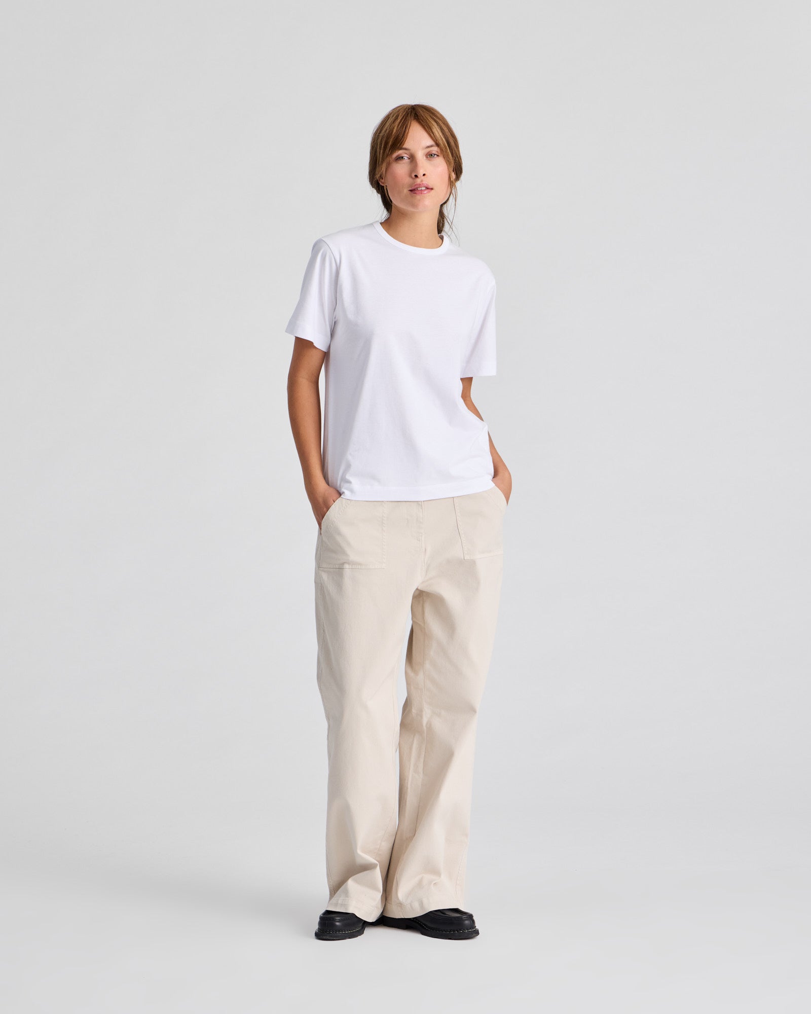 GAI+LISVA Sally Tee Top 100 White