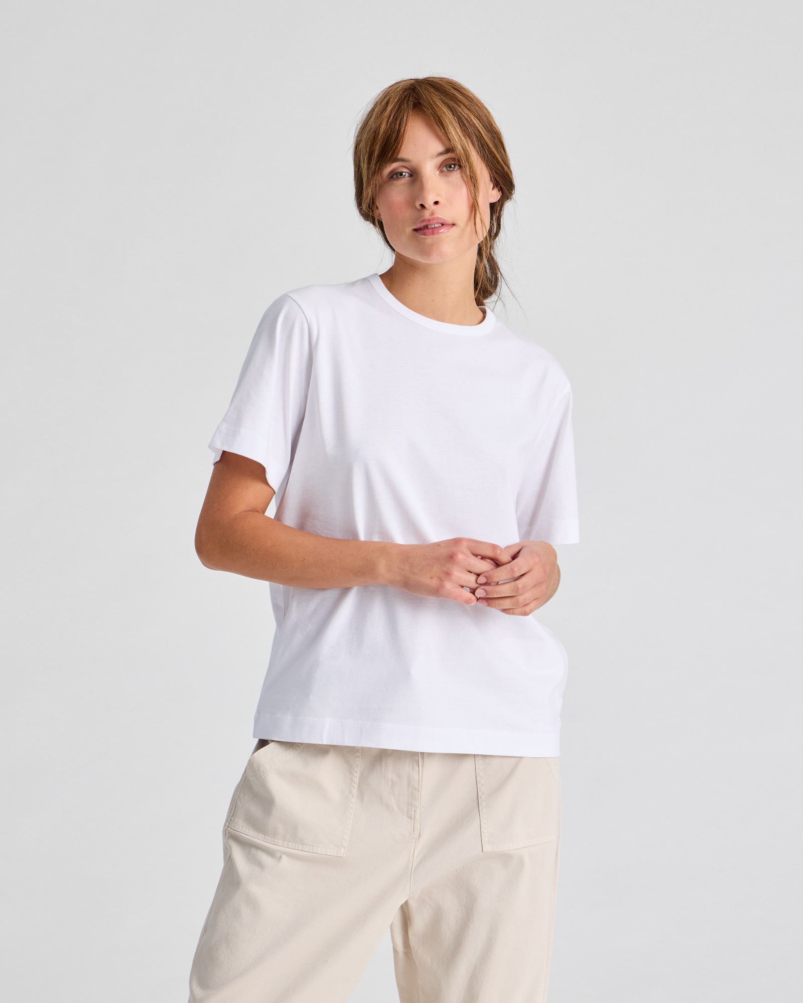 GAI+LISVA Sally Tee Top 100 White