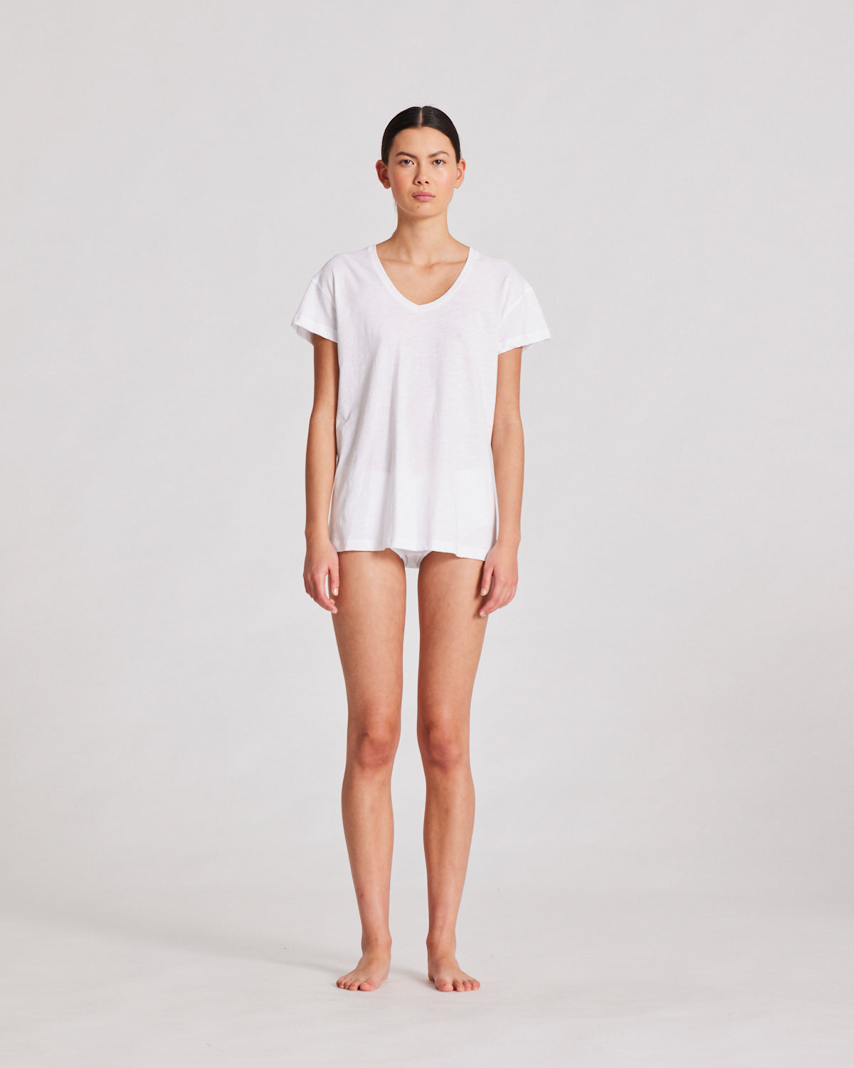 GAI+LISVA Simone S/S Cotton Tee Shirt Top 100 White