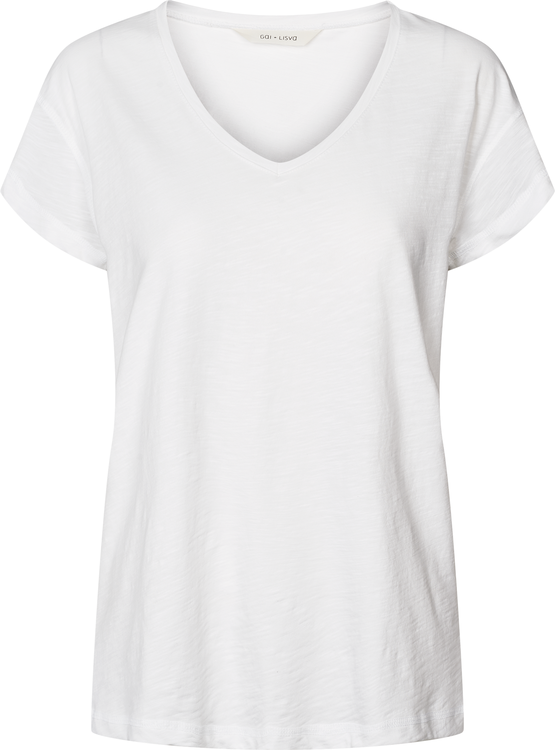 GAI+LISVA Simone S/S Cotton Tee Shirt Top 100 White