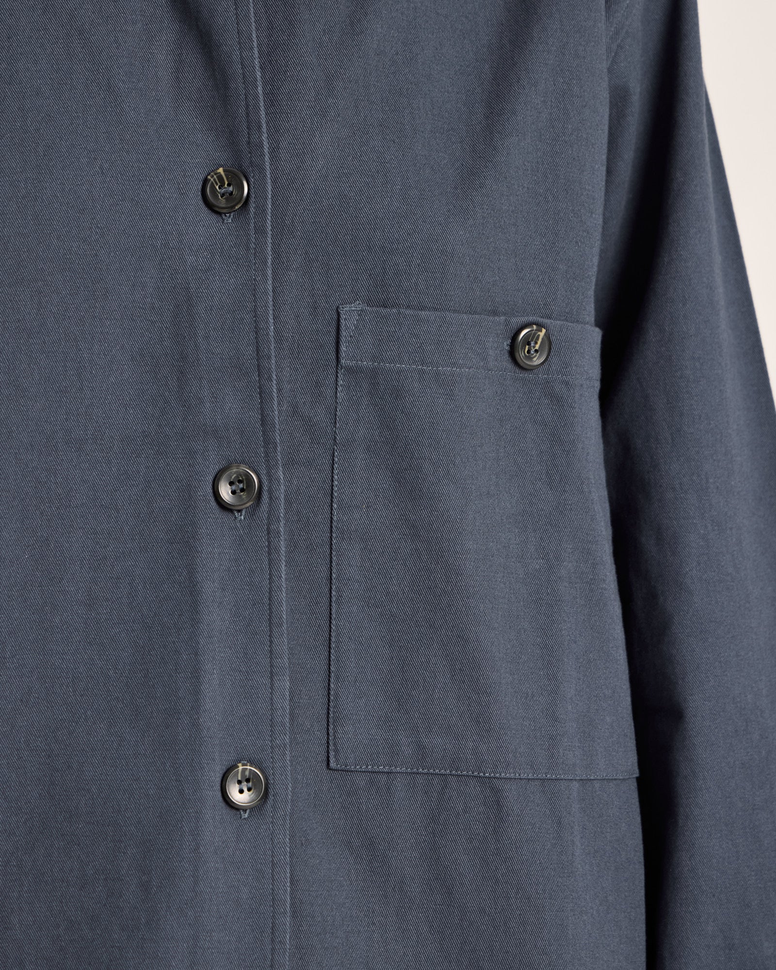 GAI+LISVA Sussie Hemd aus Twill GOTS 243975 - Schwarz Shirt 472 Denim Blue