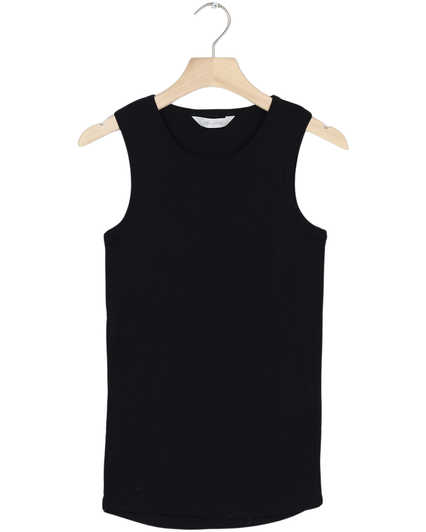 Secondhand Alberte Cotton 1x1 RIB Top - Black