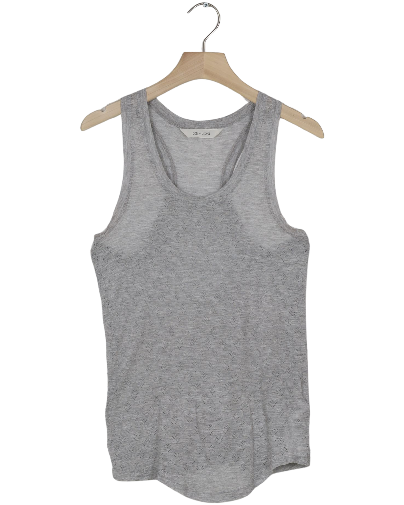 Secondhand Nellie Seidentop - Light Grey Melange