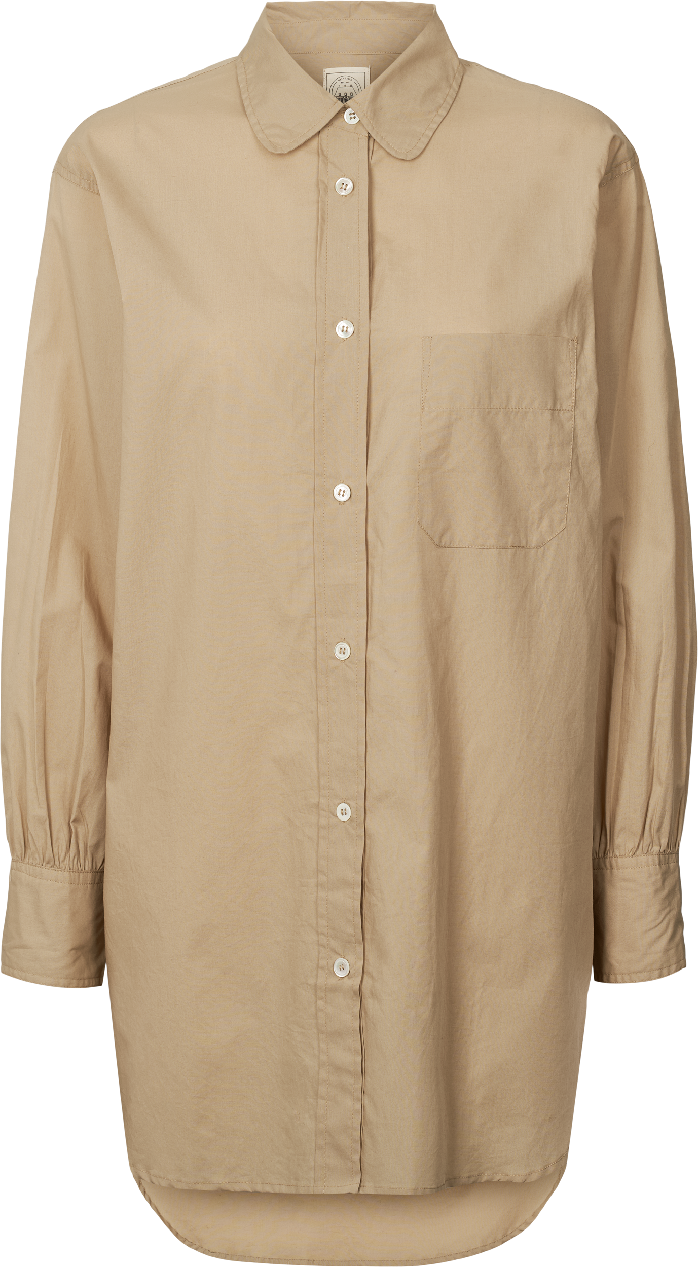 GAI+LISVA Rosa Shirt Cotton Poplin Shirt 735 Chinchilla