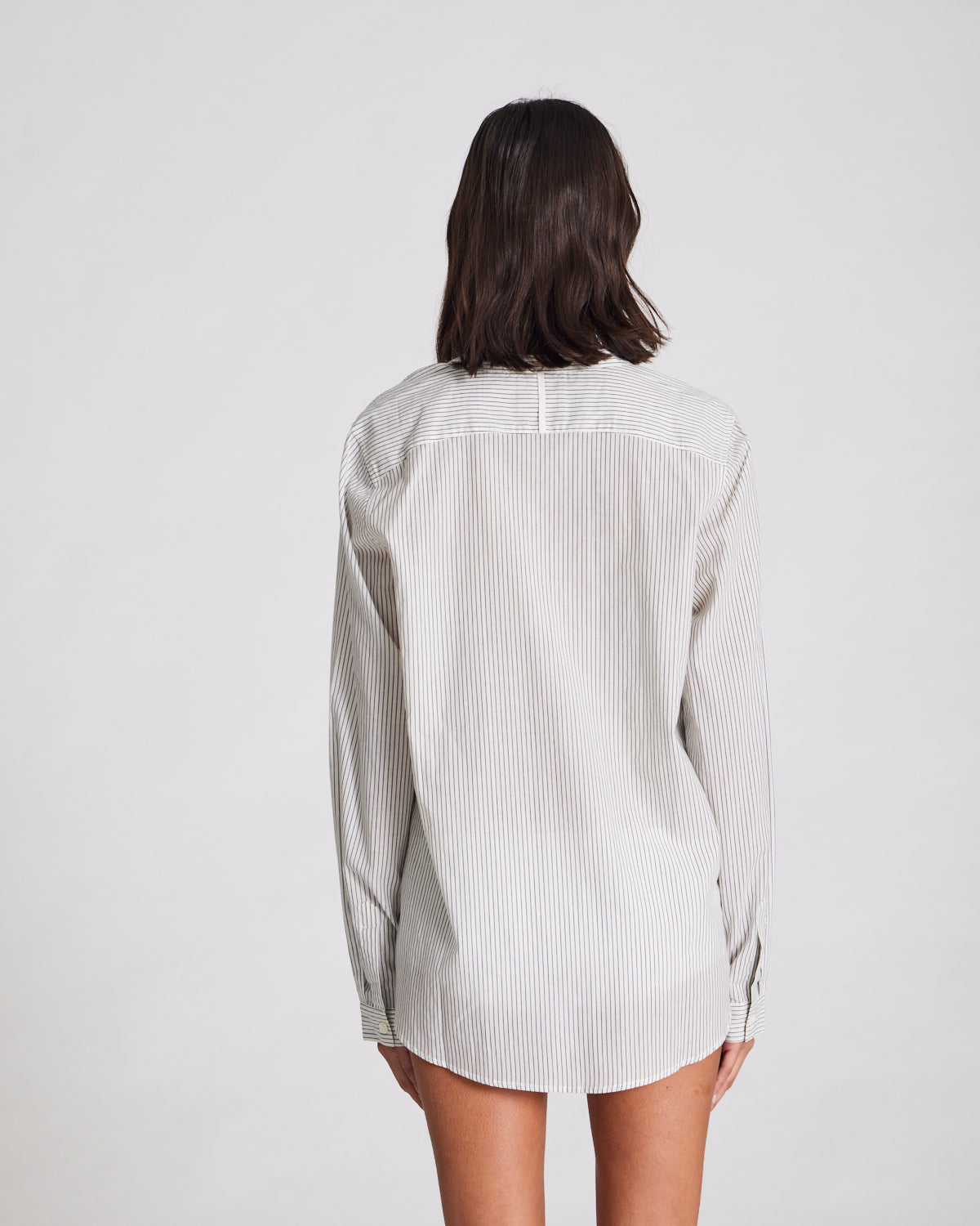 GAI+LISVA Woodie Shirt Cotton pin stripe GOTS 243975 Shirt 470 Denim Blue Stripe