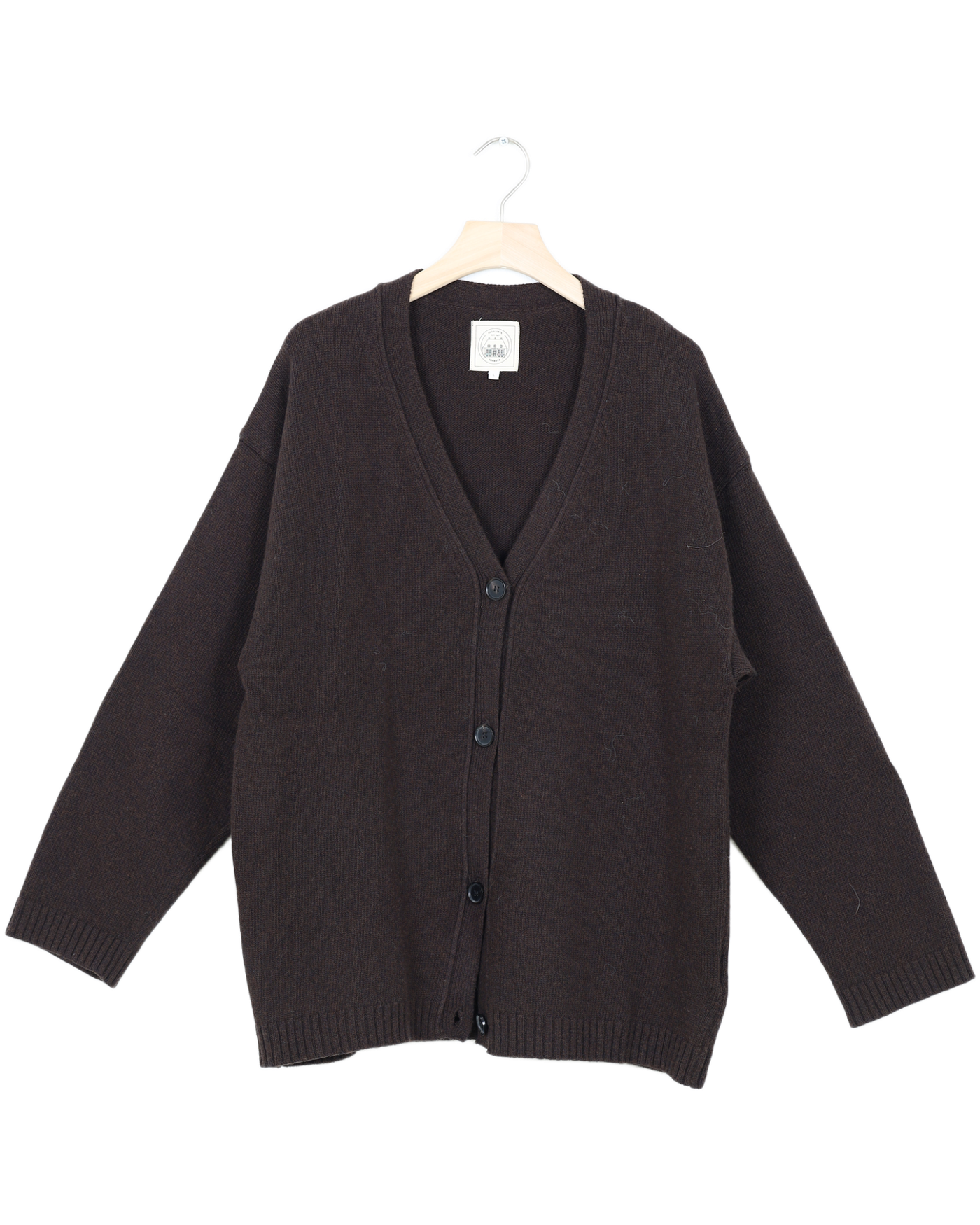 Secondhand Edith Lambswool Cardigan GOTS 243975 - Mulch