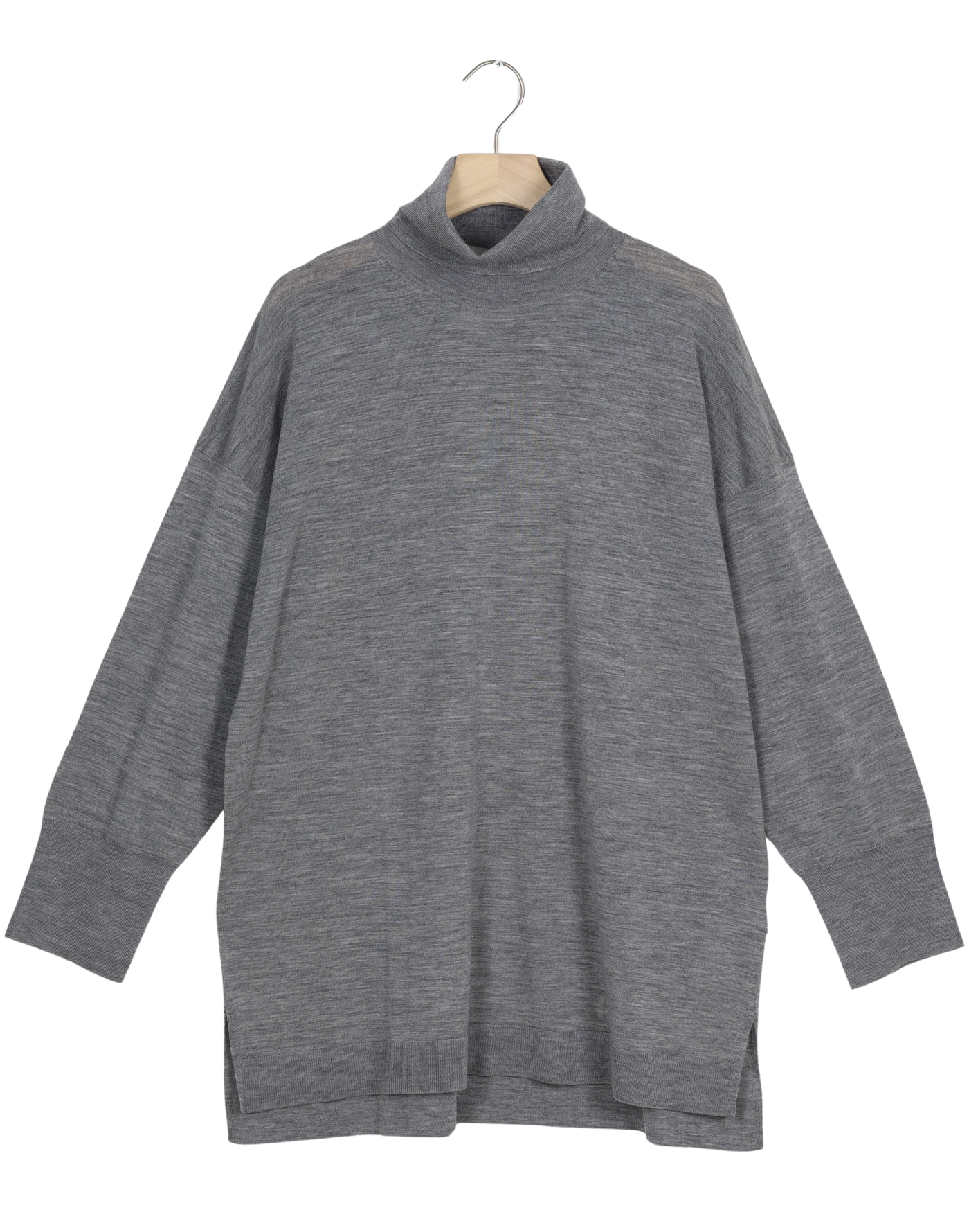 Secondhand Julie Merino Turtleneck - Light Grey Melange