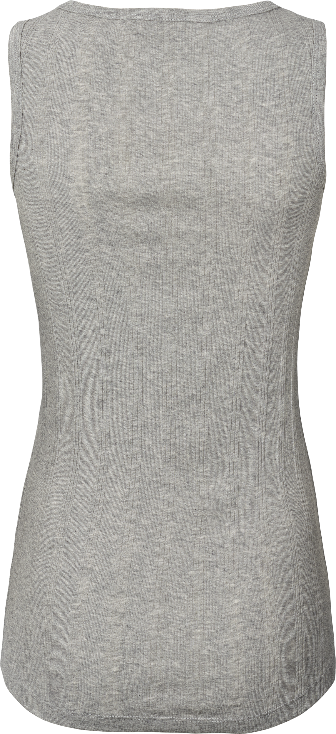 GAI+LISVA Alberte Cotton Top Tops & T-shirts 601 Light Grey Melange