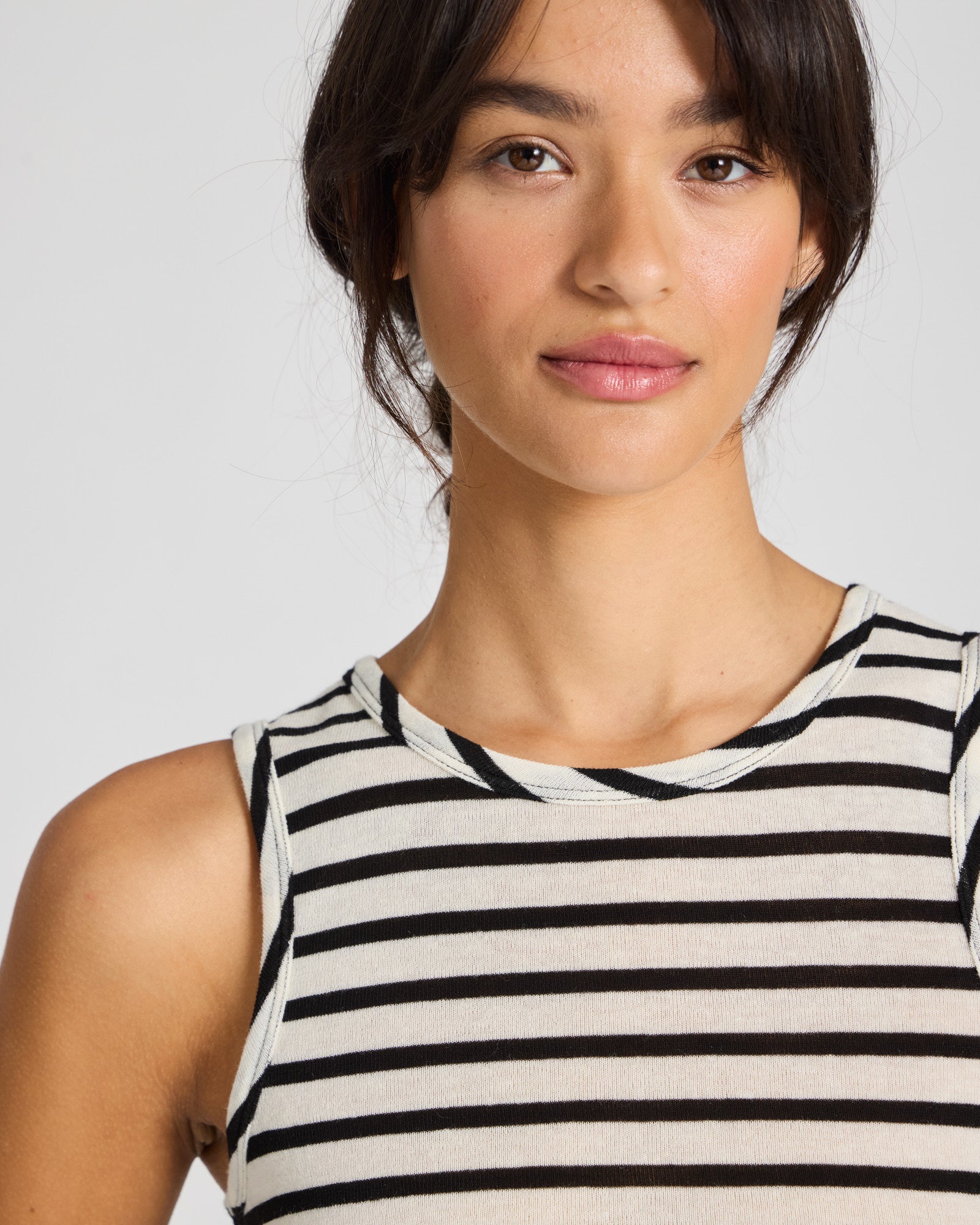 GAI+LISVA Alberte Sailor Wool Top Tops & T-shirts 962 Ecru / Black Sailor Stripe