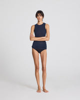 GAI+LISVA Alberte Wool Top Top 181 Midnight Blue