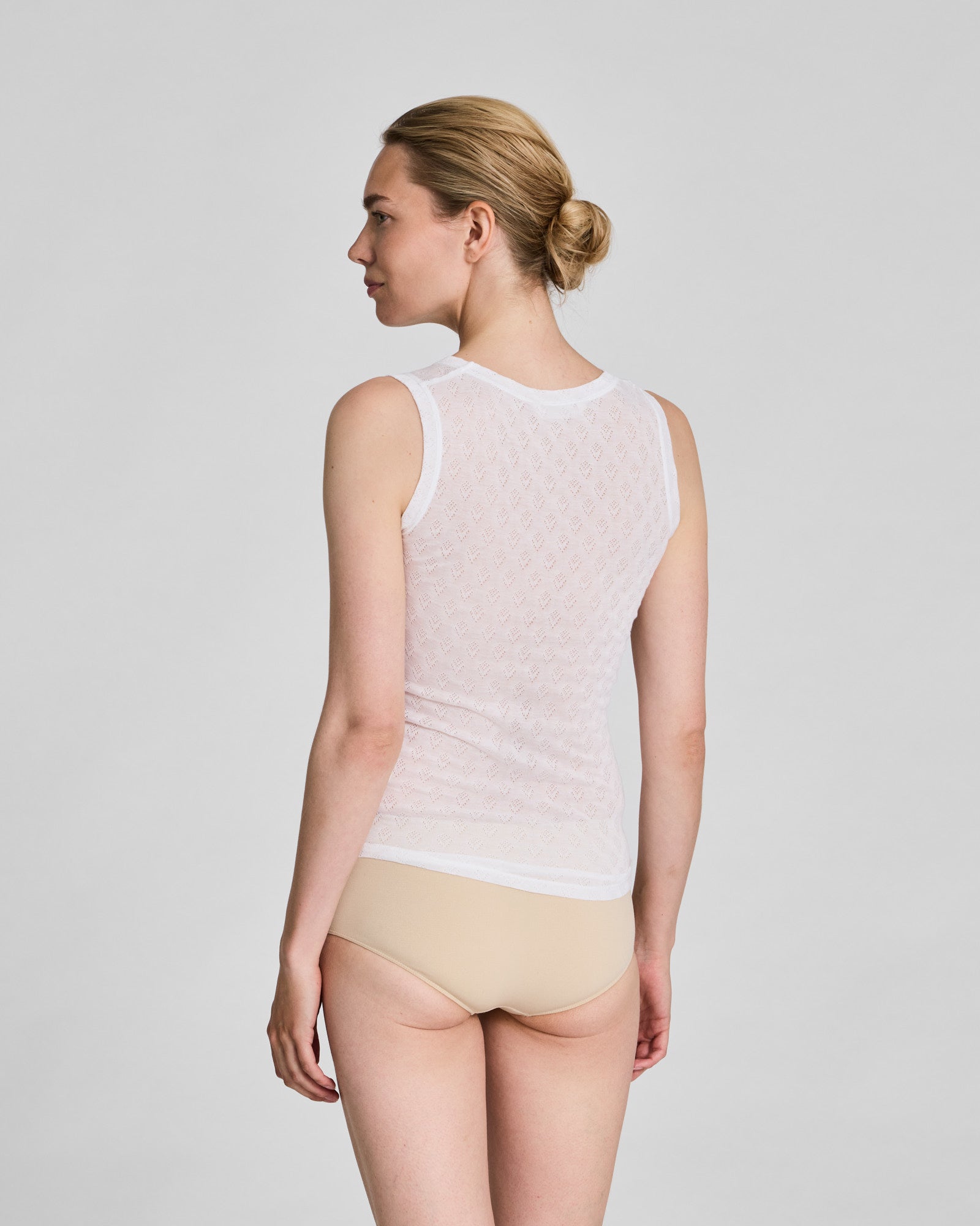 GAI+LISVA Anastasia S´less Silk Top Tops & T-shirts 100 White