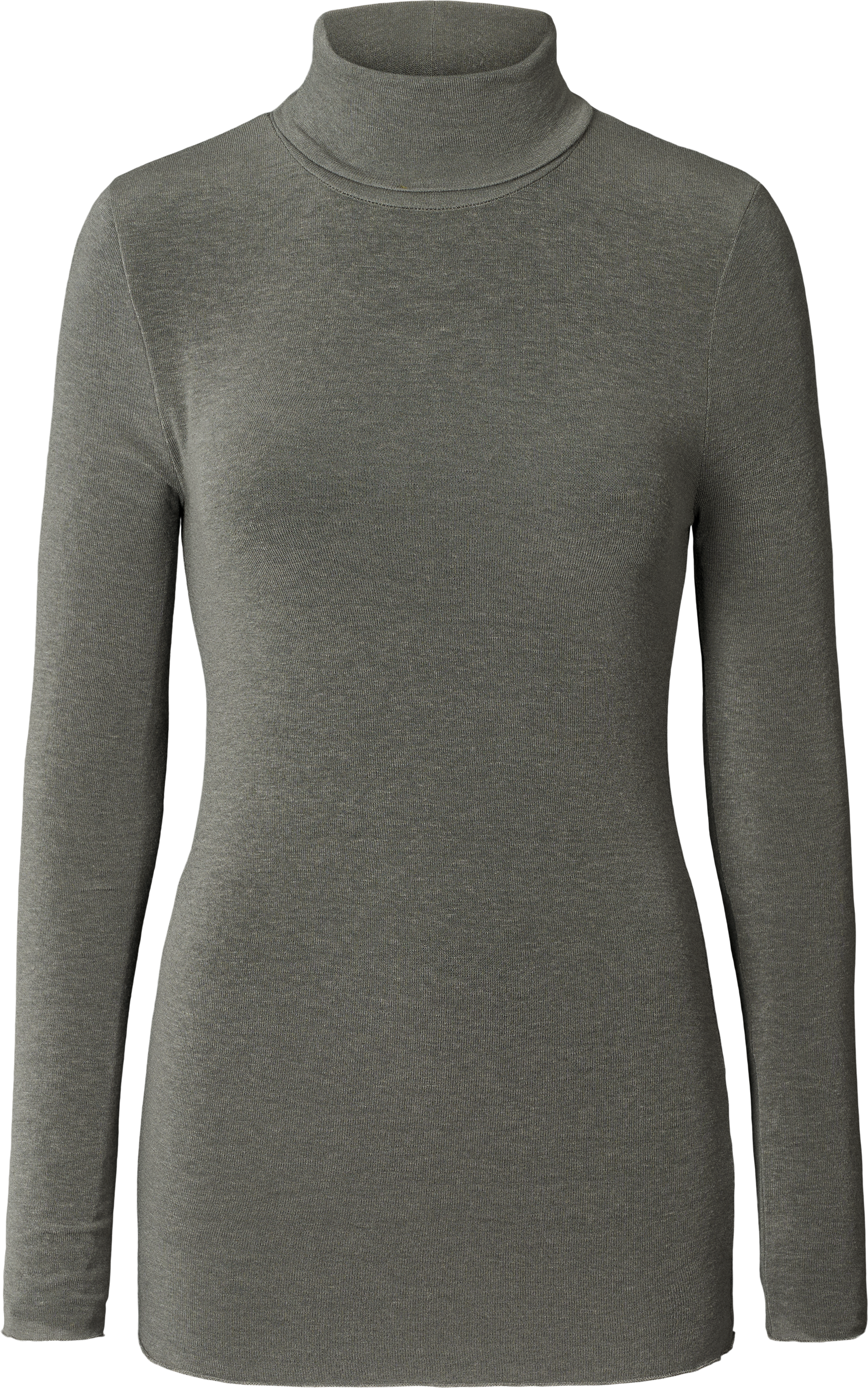 GAI+LISVA Anna Wool Turtleneck Top 132 Dark Gull Grey