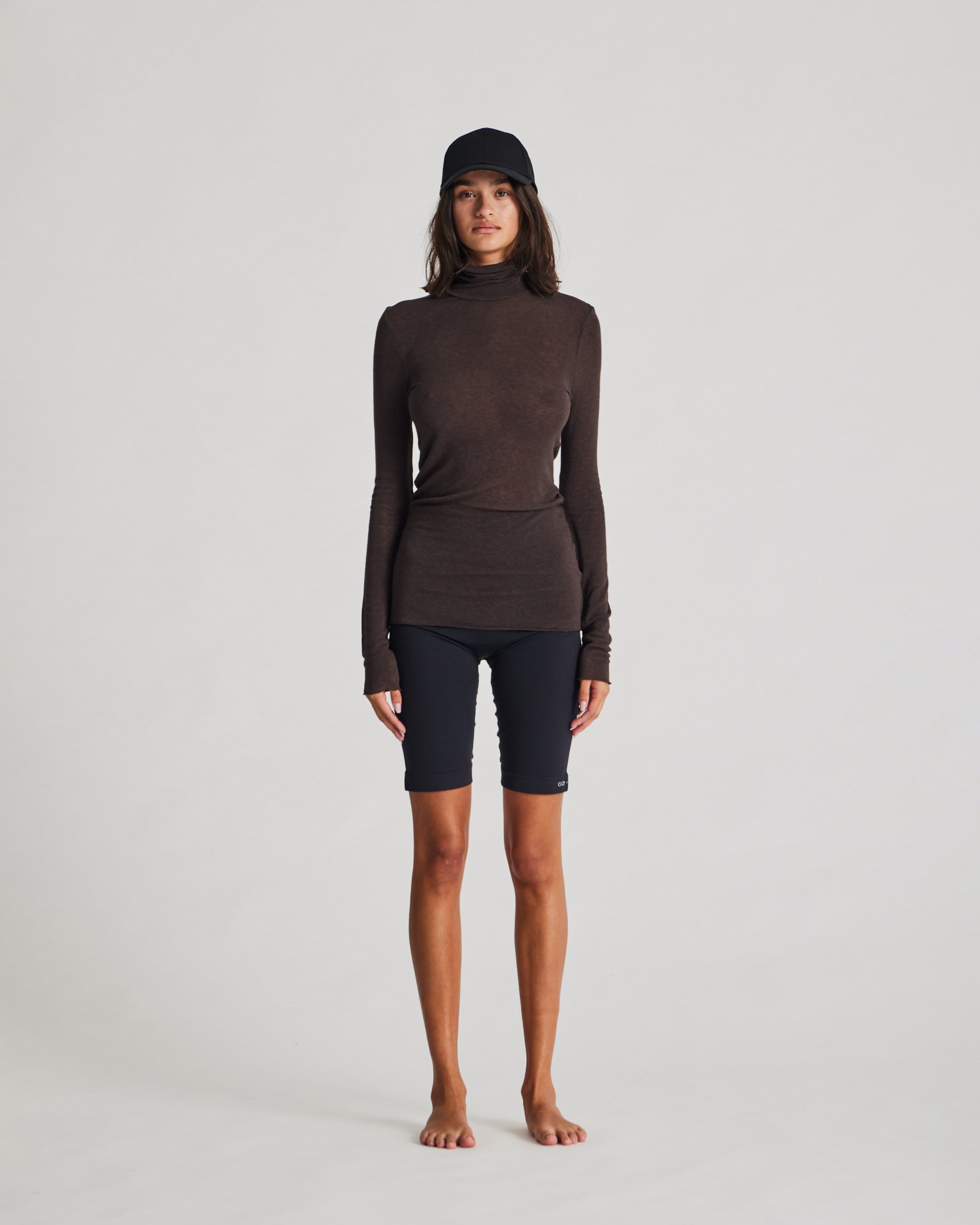 GAI+LISVA Anna Wool Turtleneck Tops & T-shirts 681 Mulch