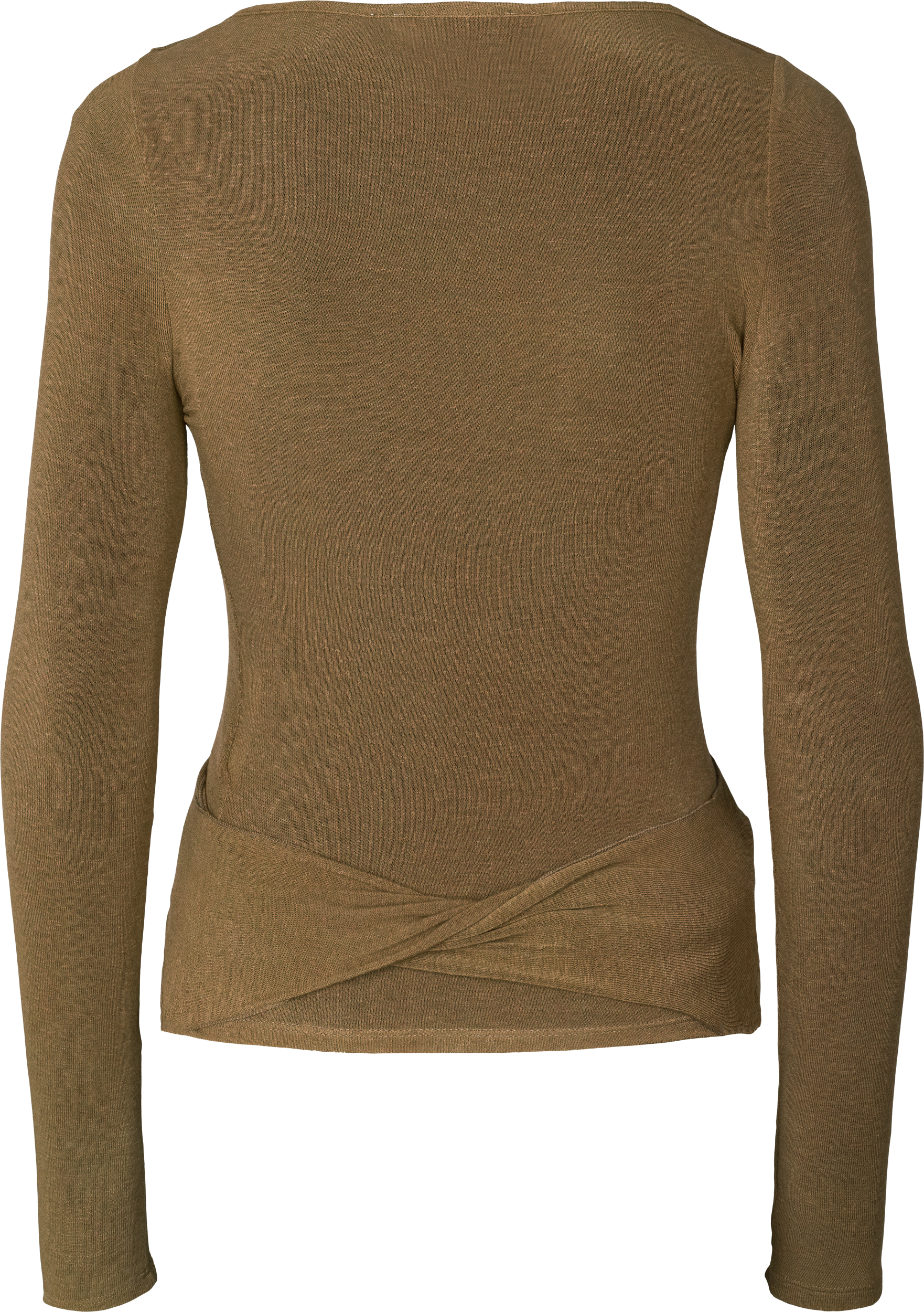GAI+LISVA Anne Wool Wrap Top Top 861 Kangaroo