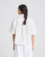GAI+LISVA Astrid S/S Shirt Poplin Gots 243975 Shirt 124 Whisper White