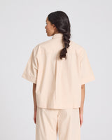 GAI+LISVA Astrid S/S Shirt Poplin Gots 243975 Shirt 195 Smoke Gray