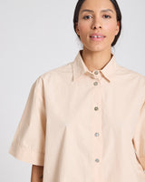 GAI+LISVA Astrid S/S Shirt Poplin Gots 243975 Shirt 195 Smoke Gray