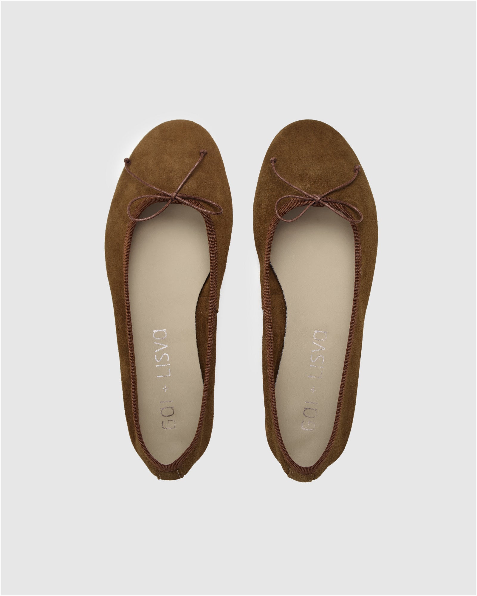GAI+LISVA ACCESSORIES Ballerina Accessories Suede Tobacco