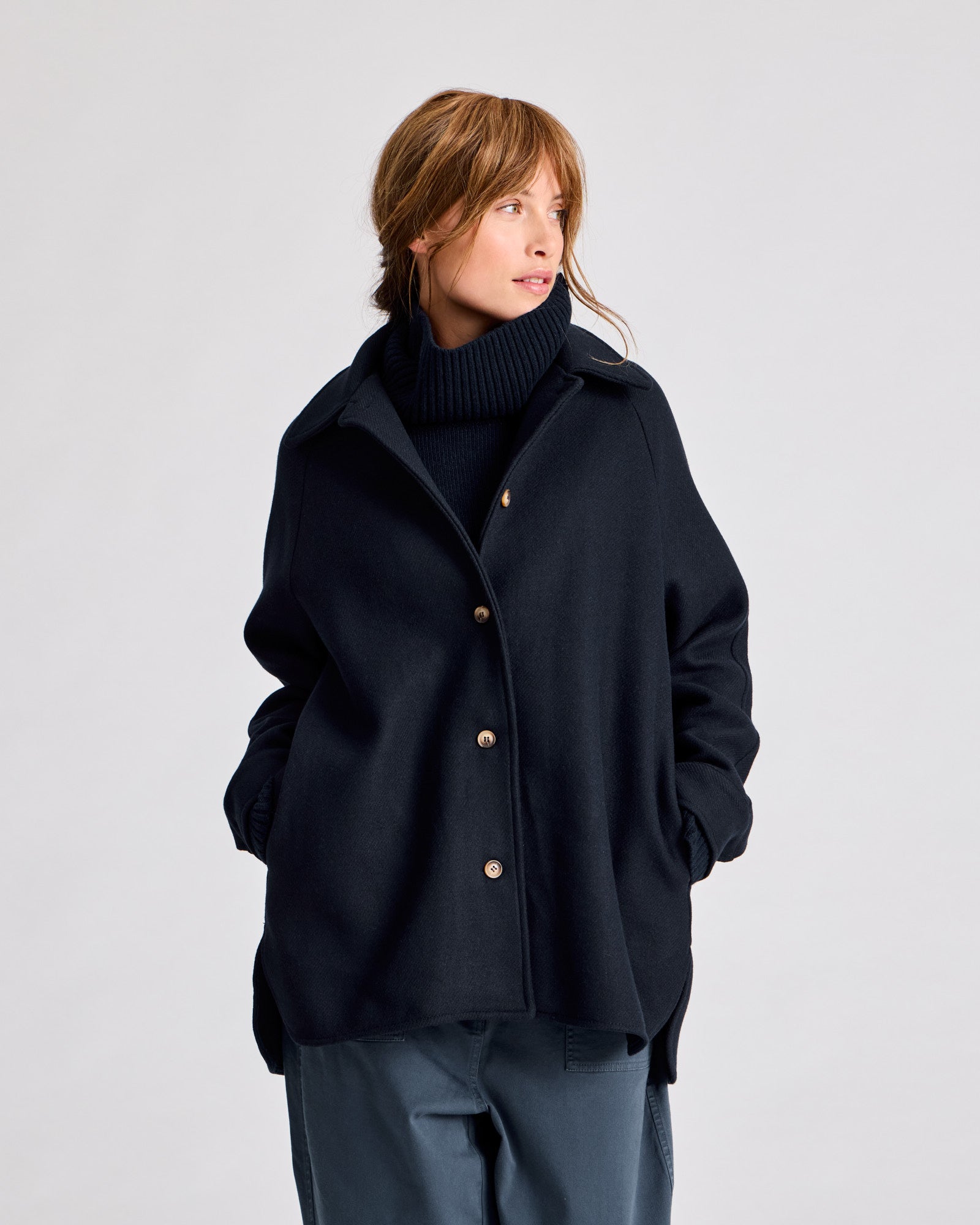 GAI+LISVA Bitten Jacke - Schwarz Coats & Jackets 181 Midnight Blue