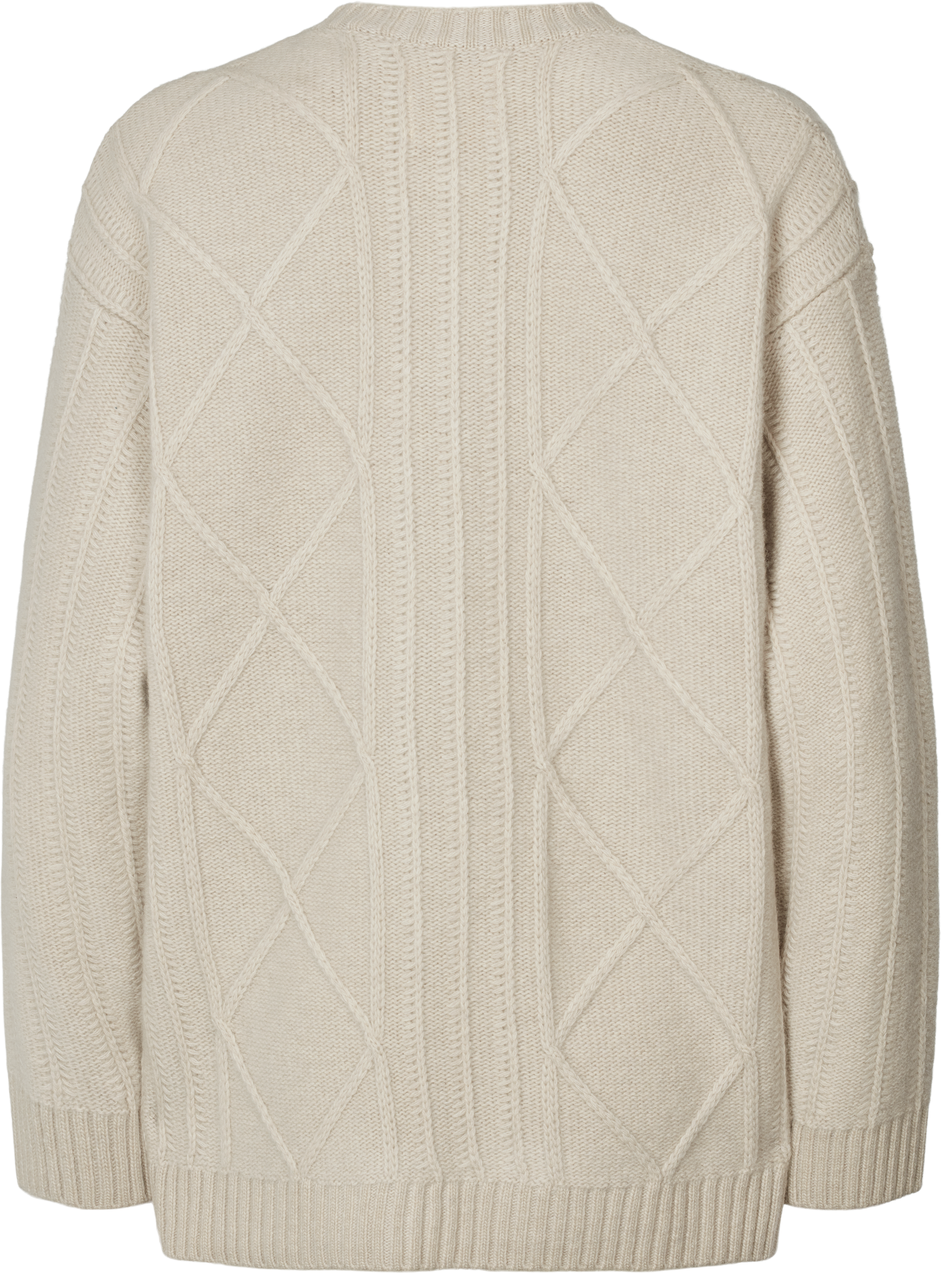 GAI+LISVA Clara Lammwoll-Strickjacke Knit 826 Island Fossil