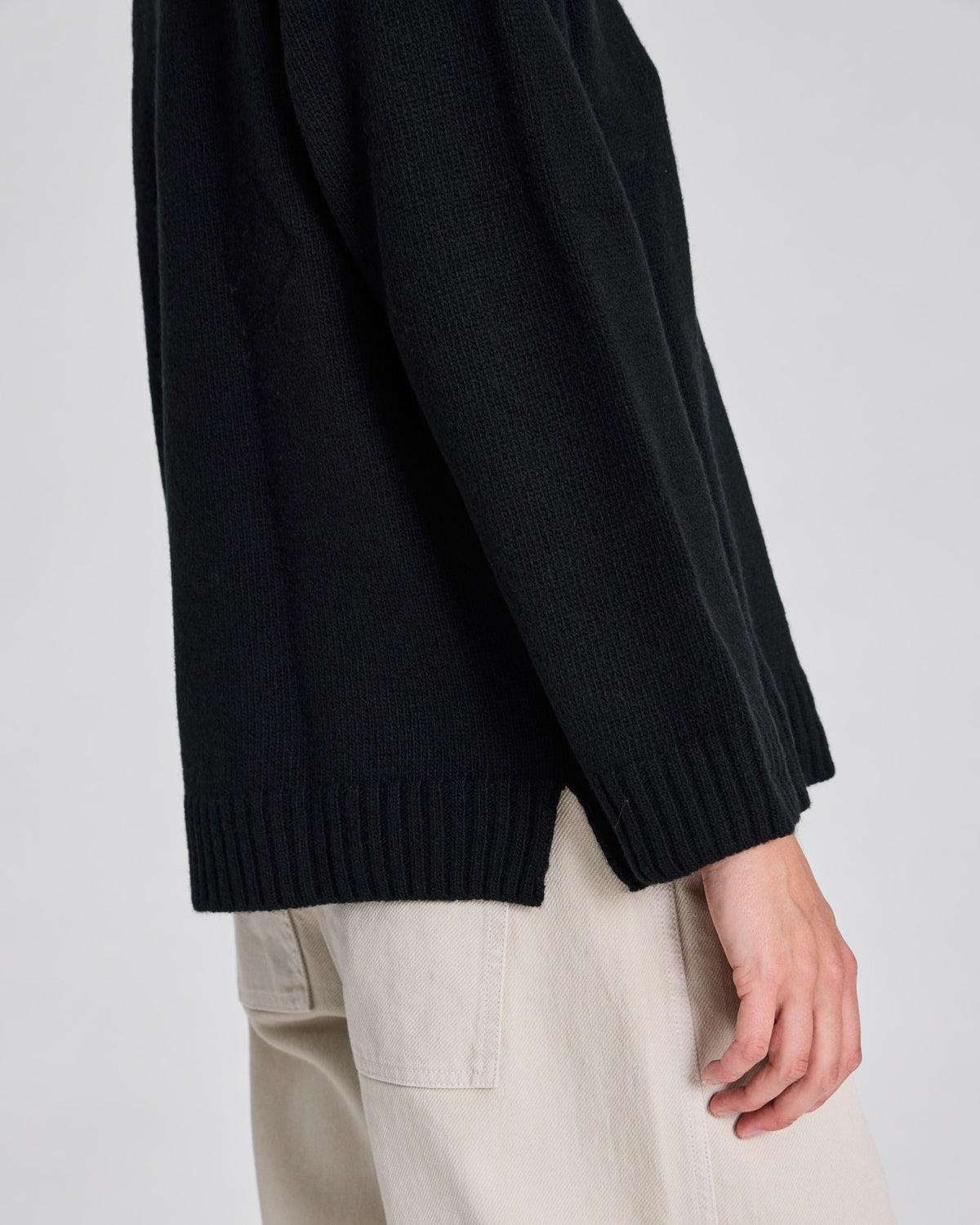 LISVA Emely Lambswool Knit Lambswool l Knitwear 650 Black