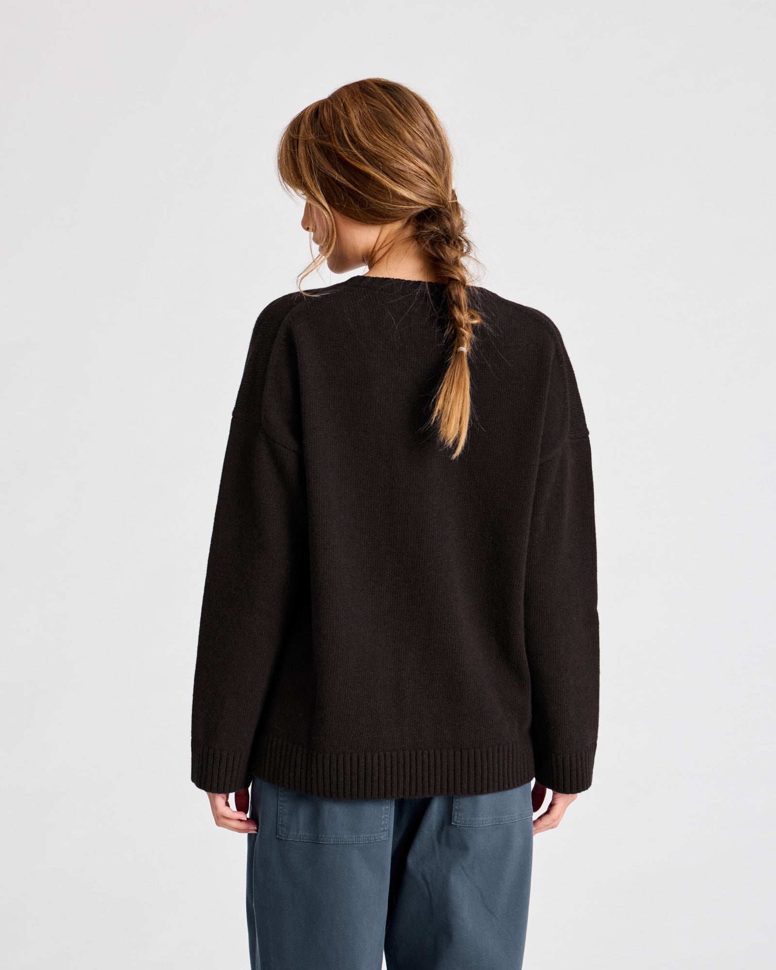 GAI+LISVA Emely Lambswool Knit GOTS Lambswool l Knitwear 681 Mulch