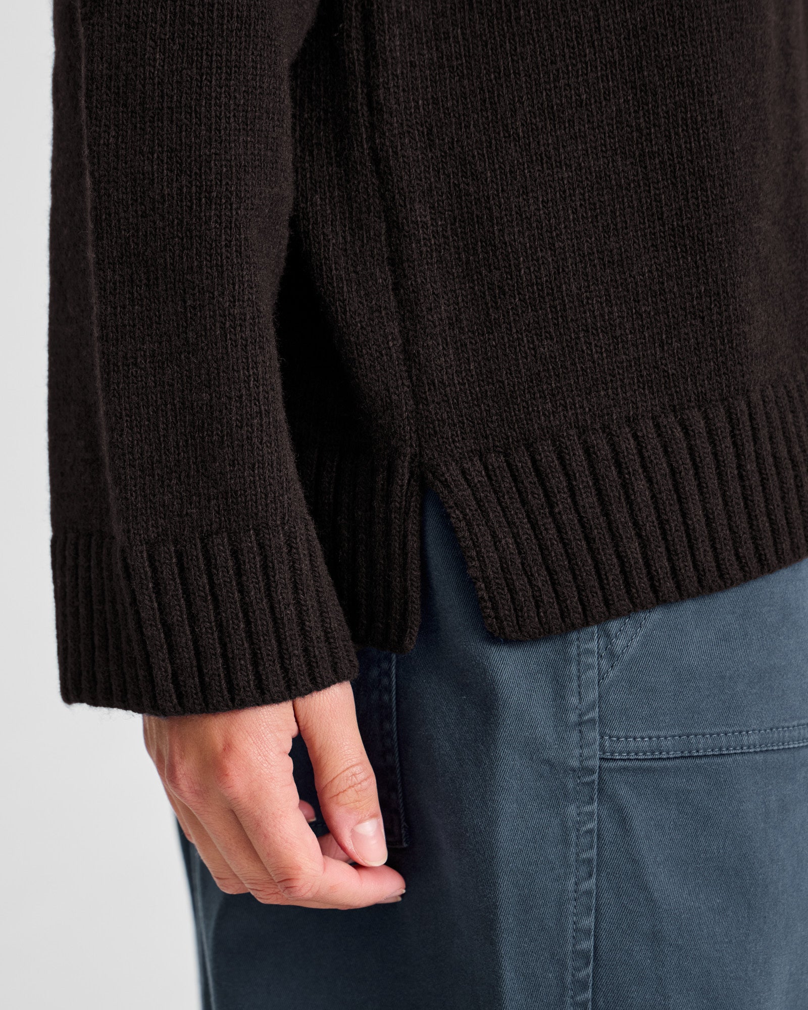 GAI+LISVA Emely Lambswool Knit GOTS Lambswool l Knitwear 681 Mulch