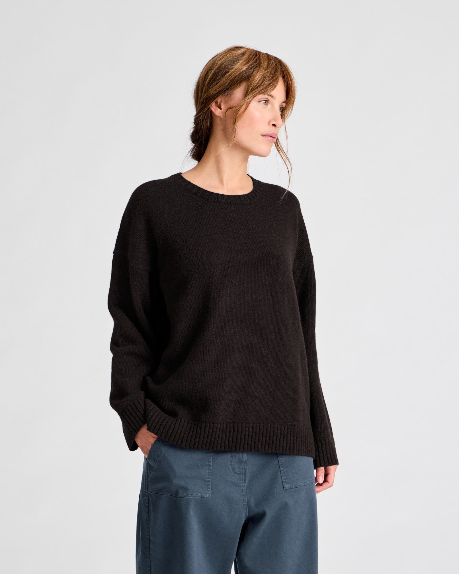 GAI+LISVA Emely Lambswool Knit GOTS Lambswool l Knitwear 681 Mulch