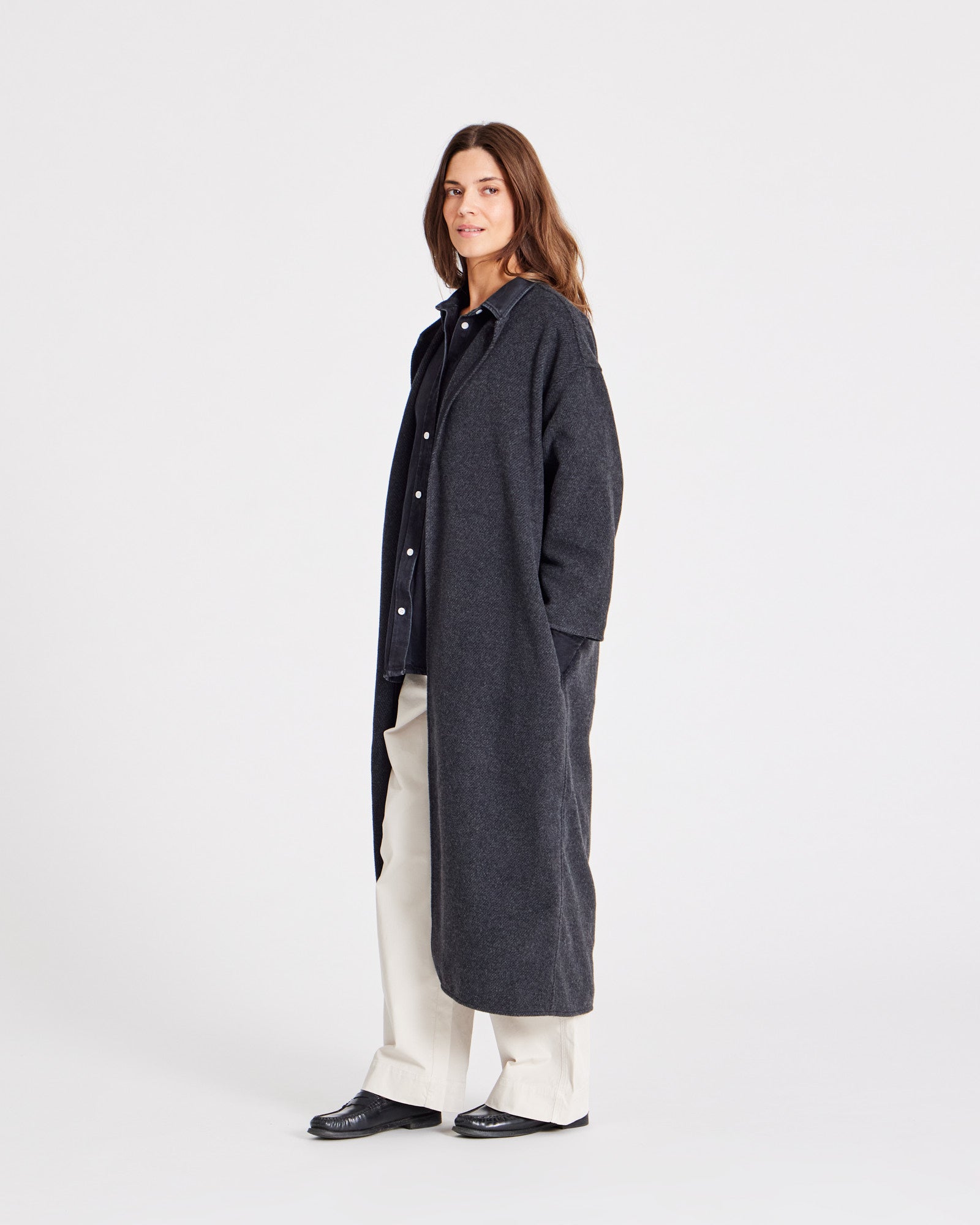GAI+LISVA Flora Coat Jacket 605 Dark Grey Melangè