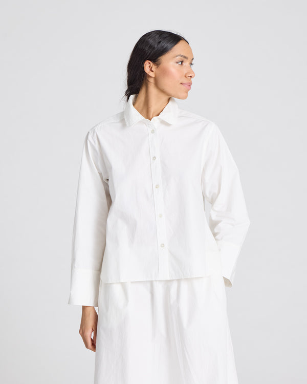 GAI+LISVA Flora Shirt Poplin Gots 243975 Shirt 124 Whisper White